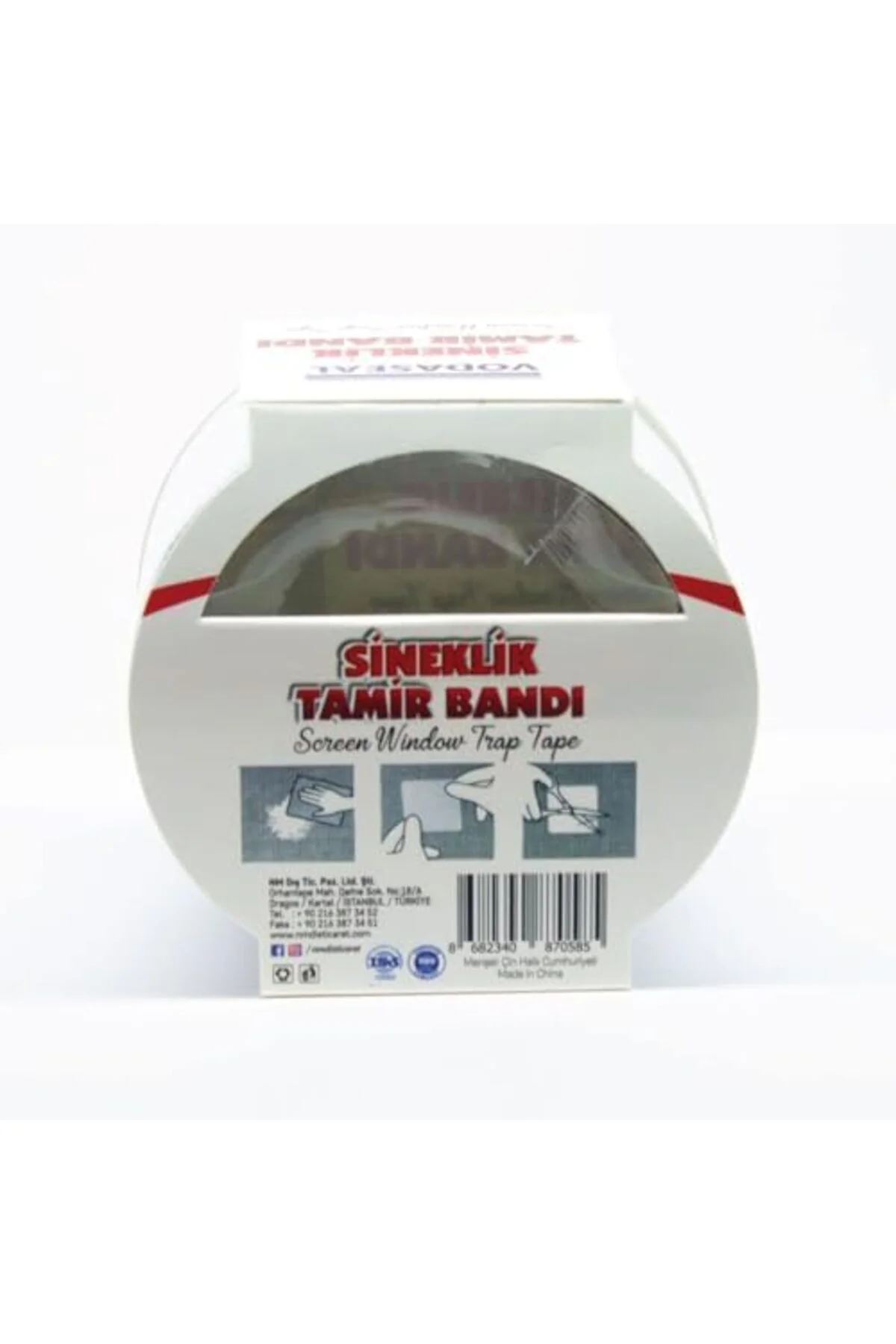 TTKTEKNOLOJİ Sineklik Tamir Bandı, 50mmx2mt KRK 395519