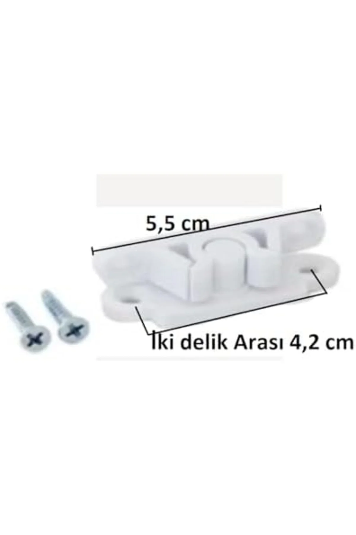 TTKTEKNOLOJİ Sineklik Montaj Seti (2 Adet Tutamak, 2 Adet Çıt Çıt