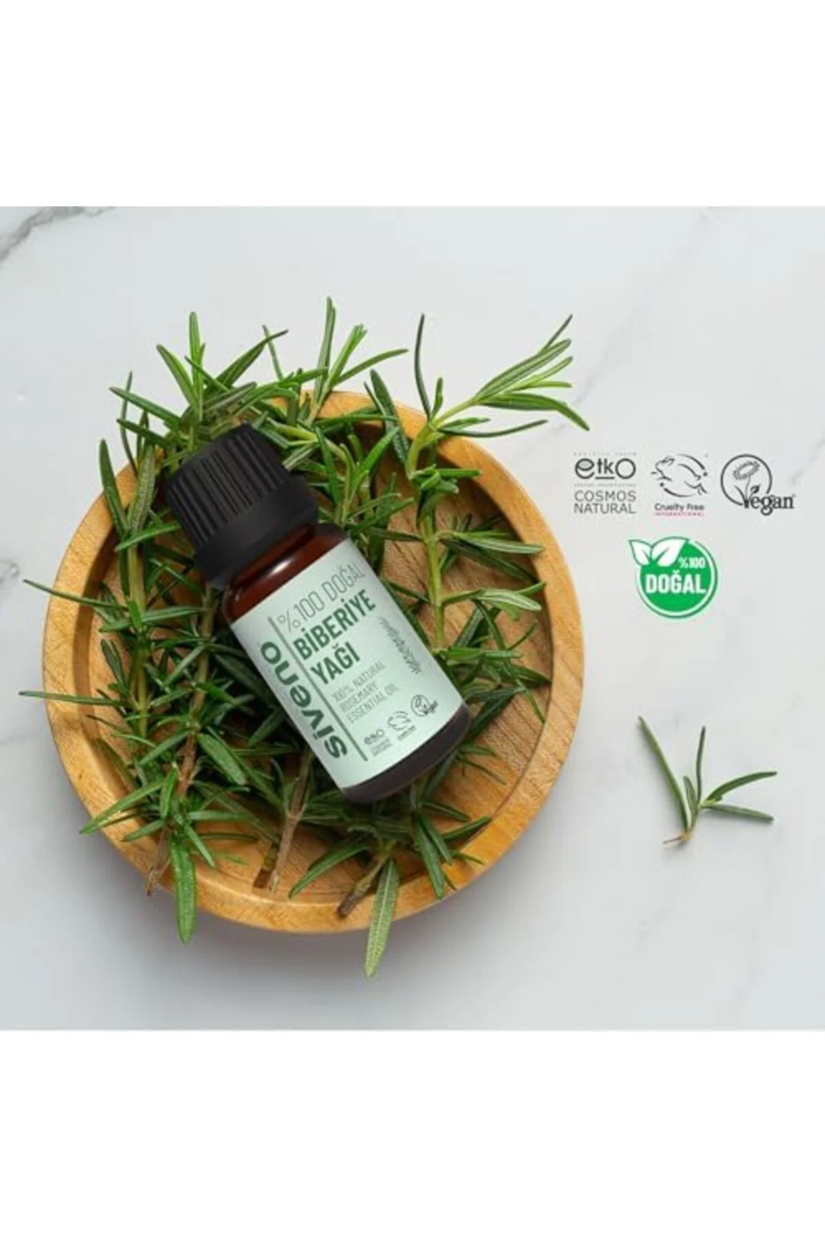 TTKTEKNOLOJİ Siveno%100 Doğal Biberiye Uçucu Yağı 10 ml KRK 39551