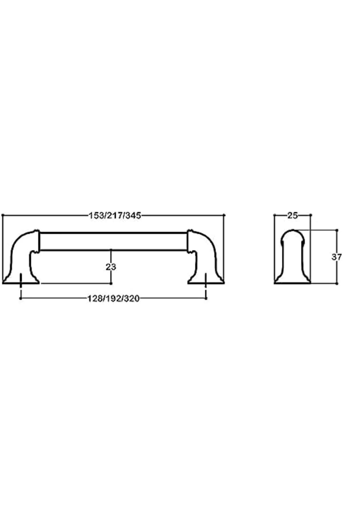TTKTEKNOLOJİ siyah renkli 128 mm Klasik Kulp KRK 395519 TTKTEKNOLOJİ siyah renkli 128 mm Klasik Kulp KRK 395519