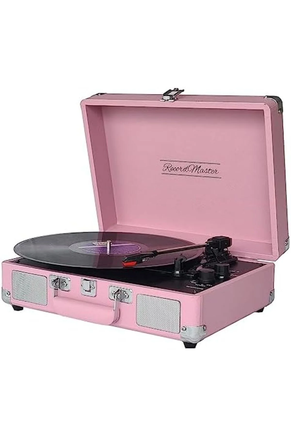 TTKTEKNOLOJİ ST14012 Retro Pikap - Pembe - Bluetooth ve Şarj Özel