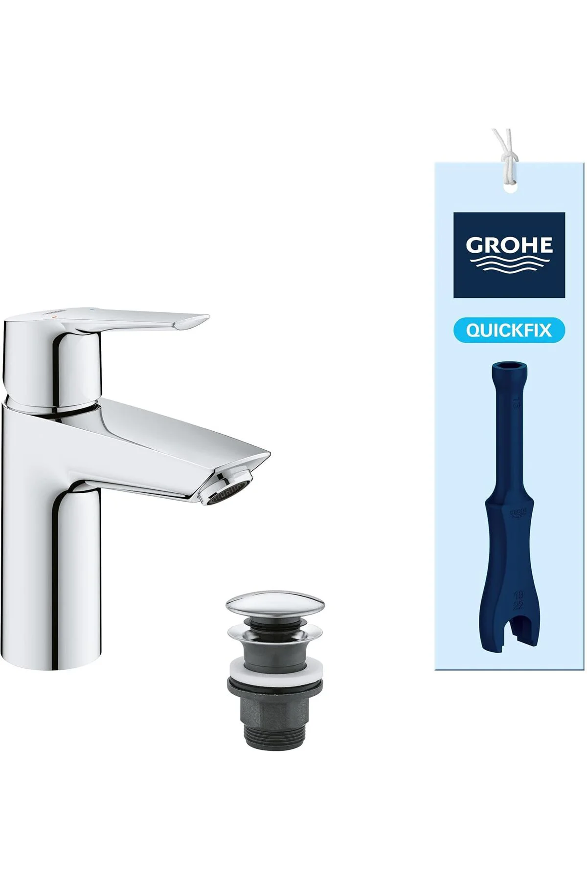 TTKTEKNOLOJİ Start Lavabo Bataryası, S-Boyut, Su Tasarruflu, Krom