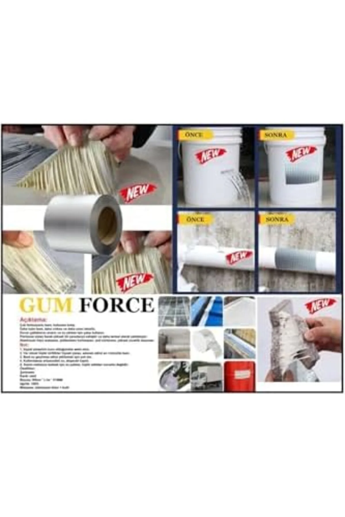 TTKTEKNOLOJİ TAPE SIZDIRMAZLIK BANDI 48MM x 2 MT KRK 395519