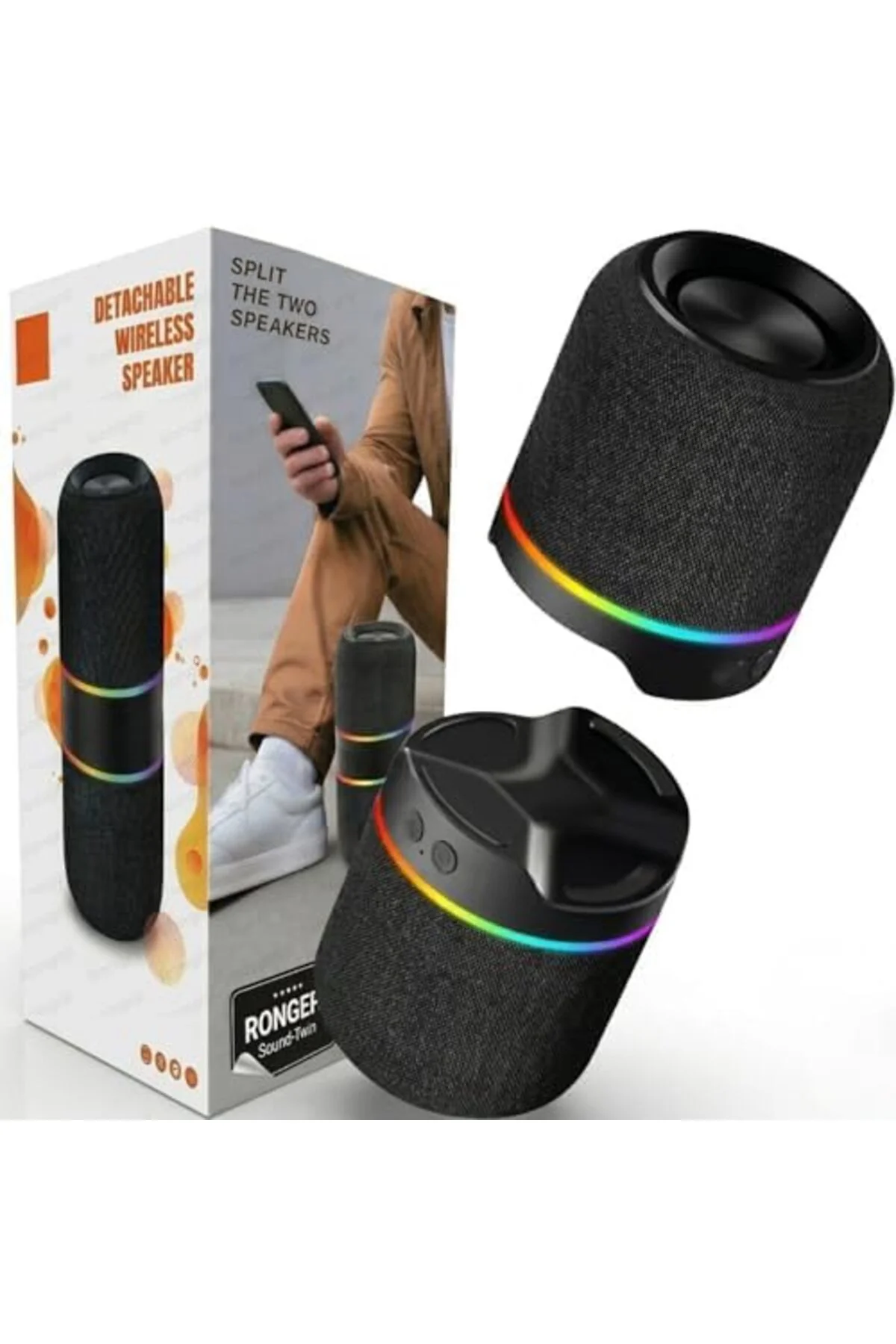 TTKTEKNOLOJİ Taşınabilir Bluetooth Hoparlör - 10W TWS [Manyetik Ö