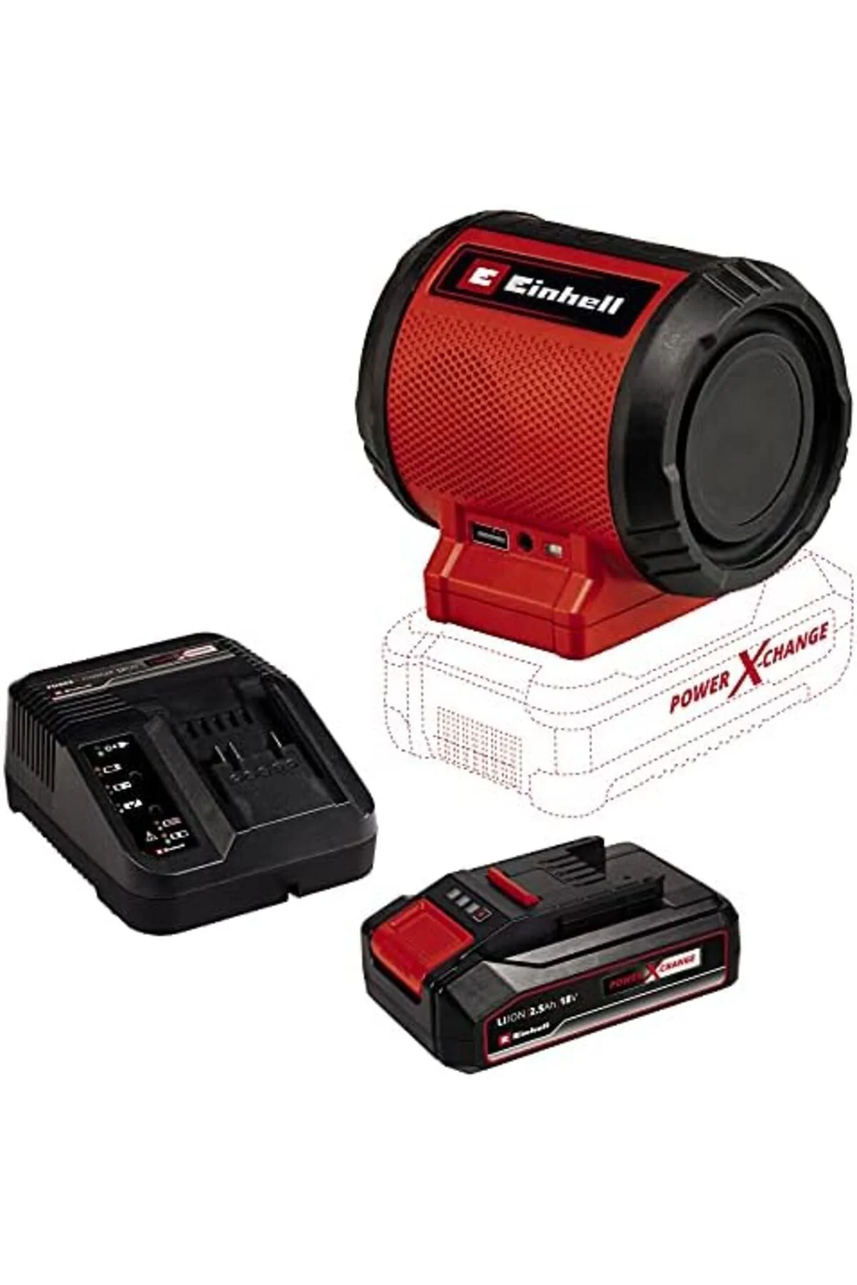 TTKTEKNOLOJİ TC-SR 18 Li BT - Solo, Akülü Hoparlör ve 18V 2,5 Ah TTKTEKNOLOJİ TC-SR 18 Li BT - Solo, Akülü Hoparlör ve 18V 2,5 Ah