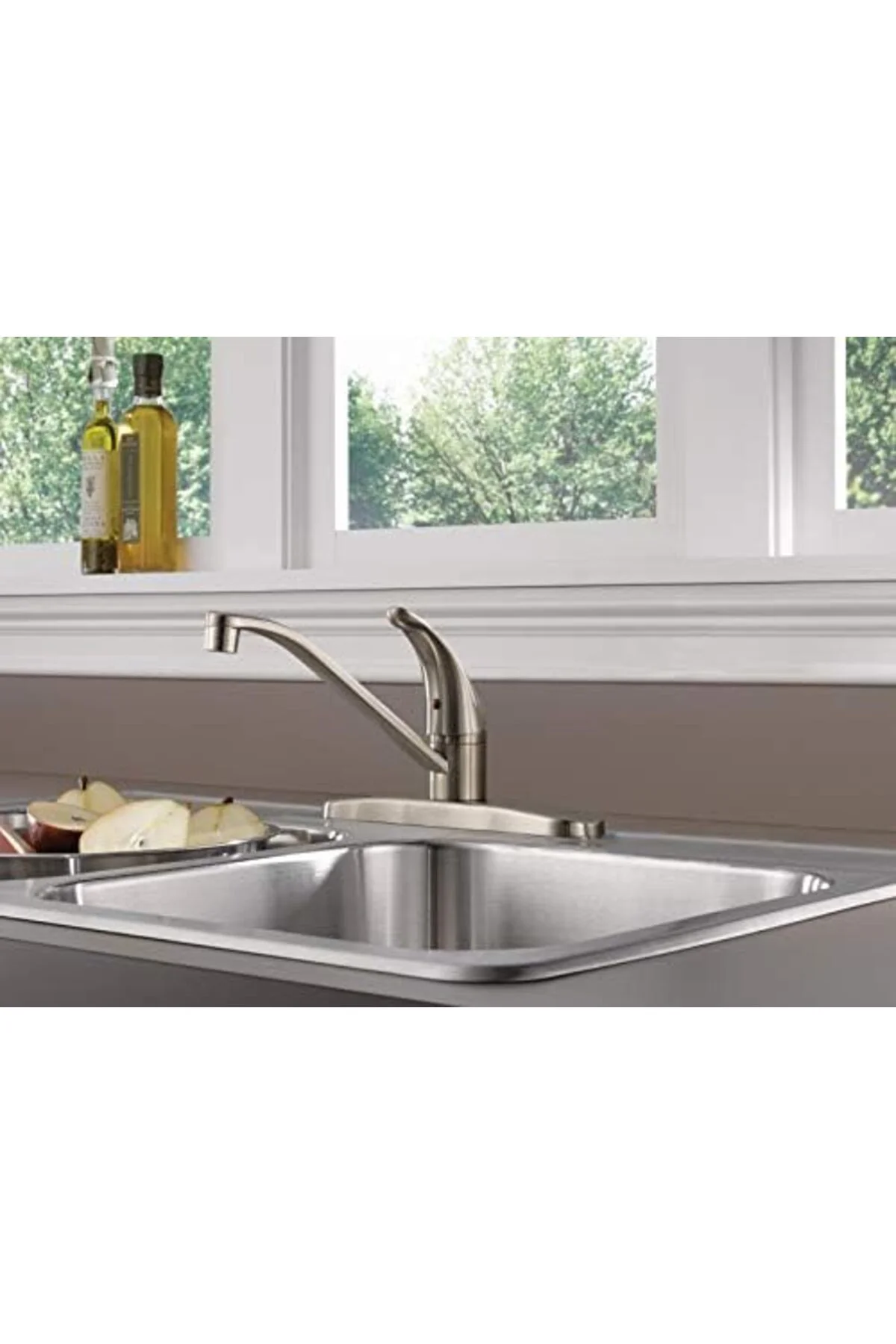 TTKTEKNOLOJİ Tek Saplı Mutfak Lavabo Bataryası, Paslanmaz P110LF-