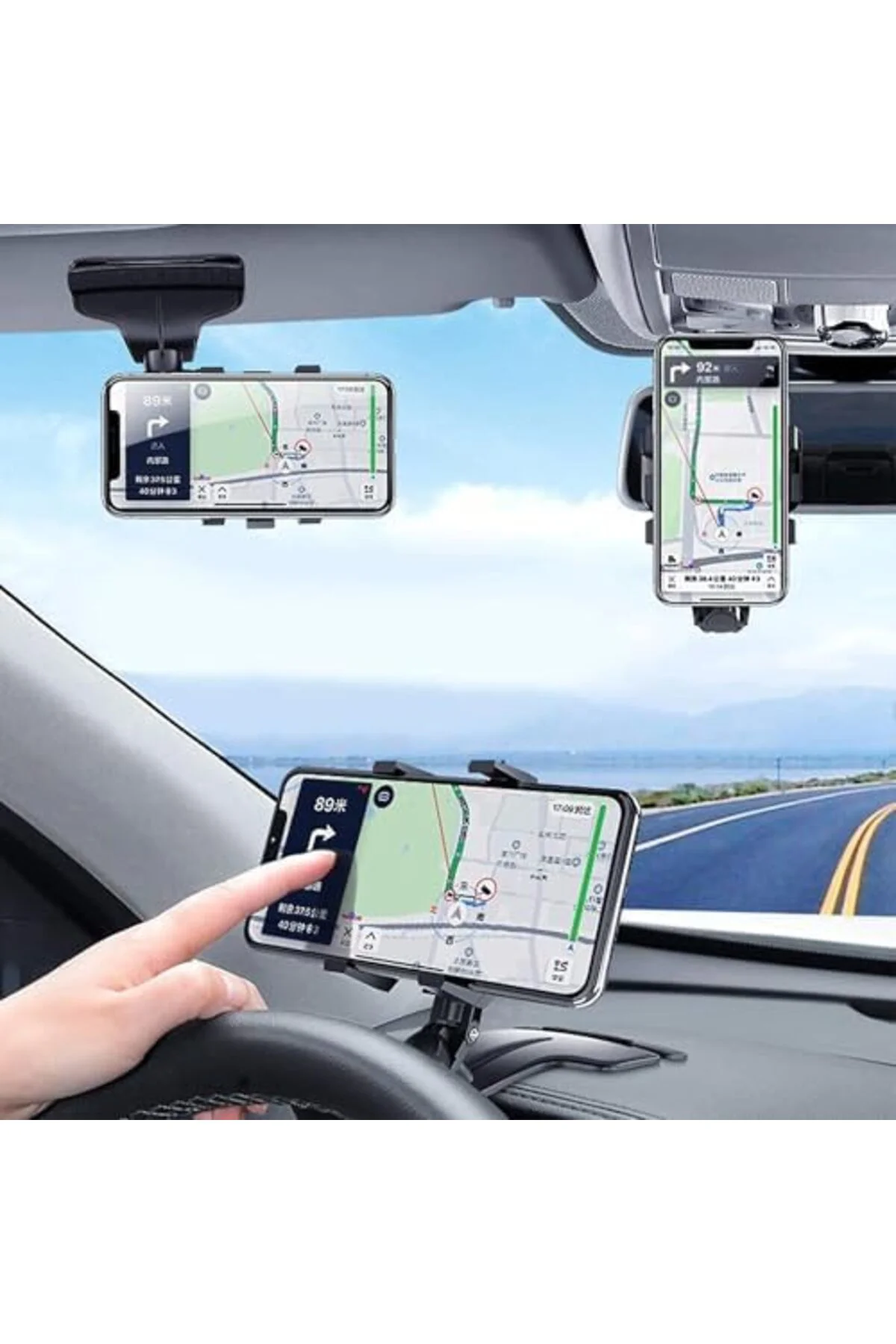 TTKTEKNOLOJİ Telefon Tutucu Torpido Üstü Numaratörlü 360 Derece T