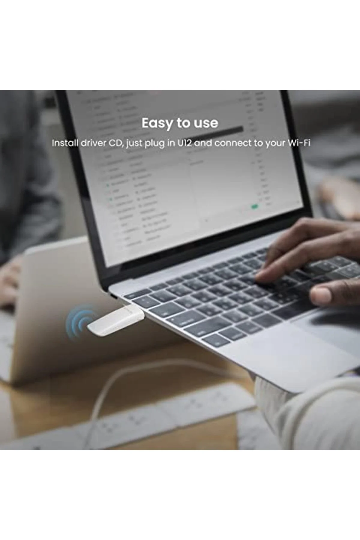 TTKTEKNOLOJİ TENDA U12 1200mbps Dual Band USB 3.0 Kablosuz Adaptö