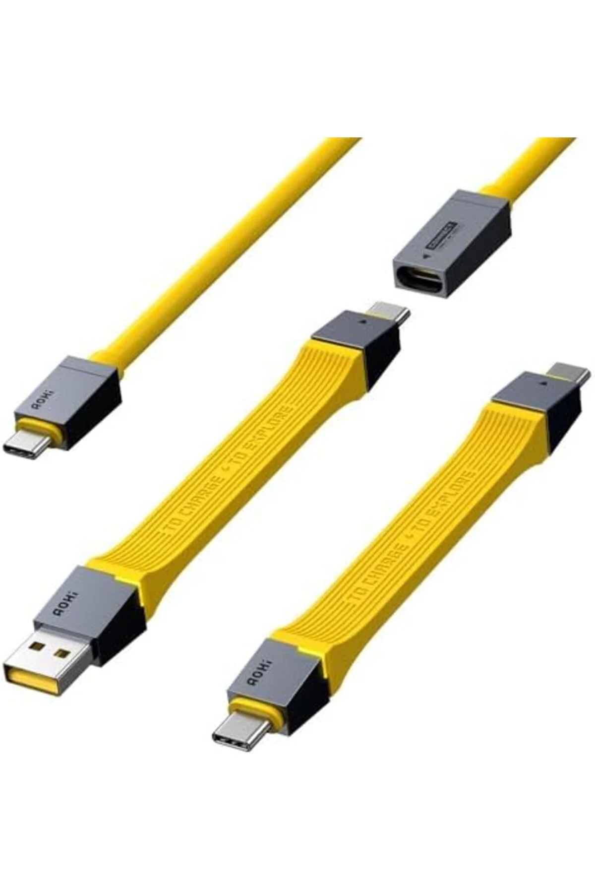 TTKTEKNOLOJİ The Future 4-in-1 USB-C to USB-C Modüler Uzayabilen TTKTEKNOLOJİ The Future 4-in-1 USB-C to USB-C Modüler Uzayabilen