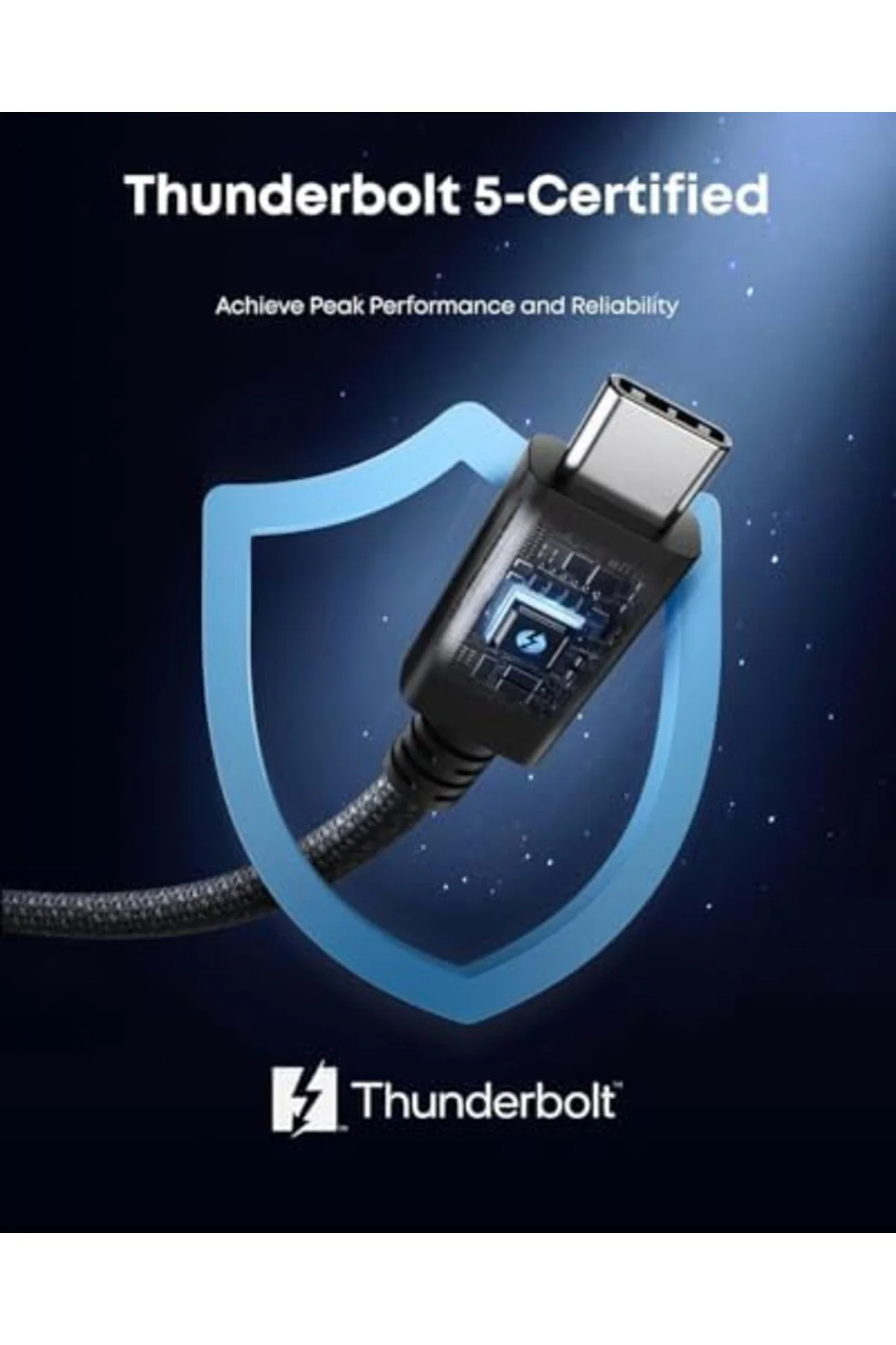 TTKTEKNOLOJİ Thunderbolt 5.0 Type-C Kablo – 240W PD Hızlı Şarj, 1 TTKTEKNOLOJİ Thunderbolt 5.0 Type-C Kablo – 240W PD Hızlı Şarj, 1