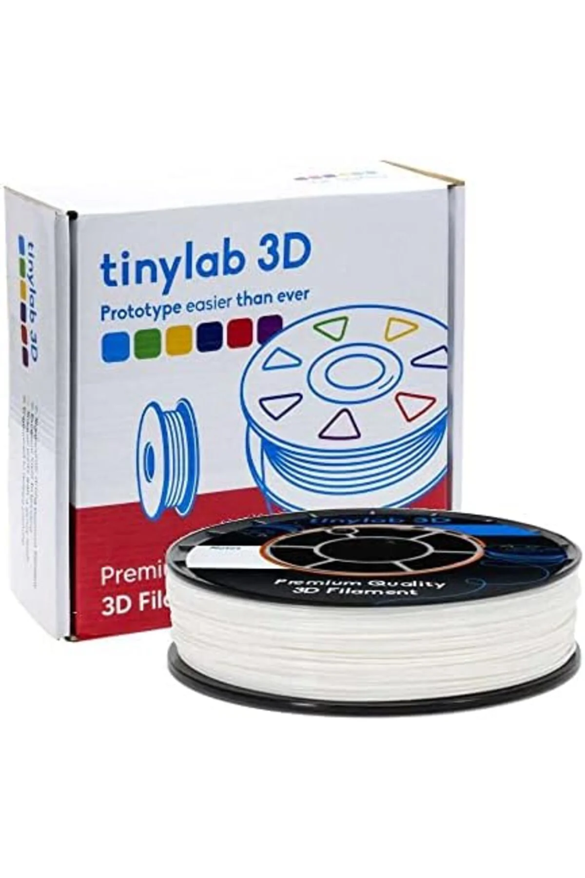 TTKTEKNOLOJİ tinylab 3D 1.75 mm Beyaz PLA Filament TTKTEKNOLOJİ 3
