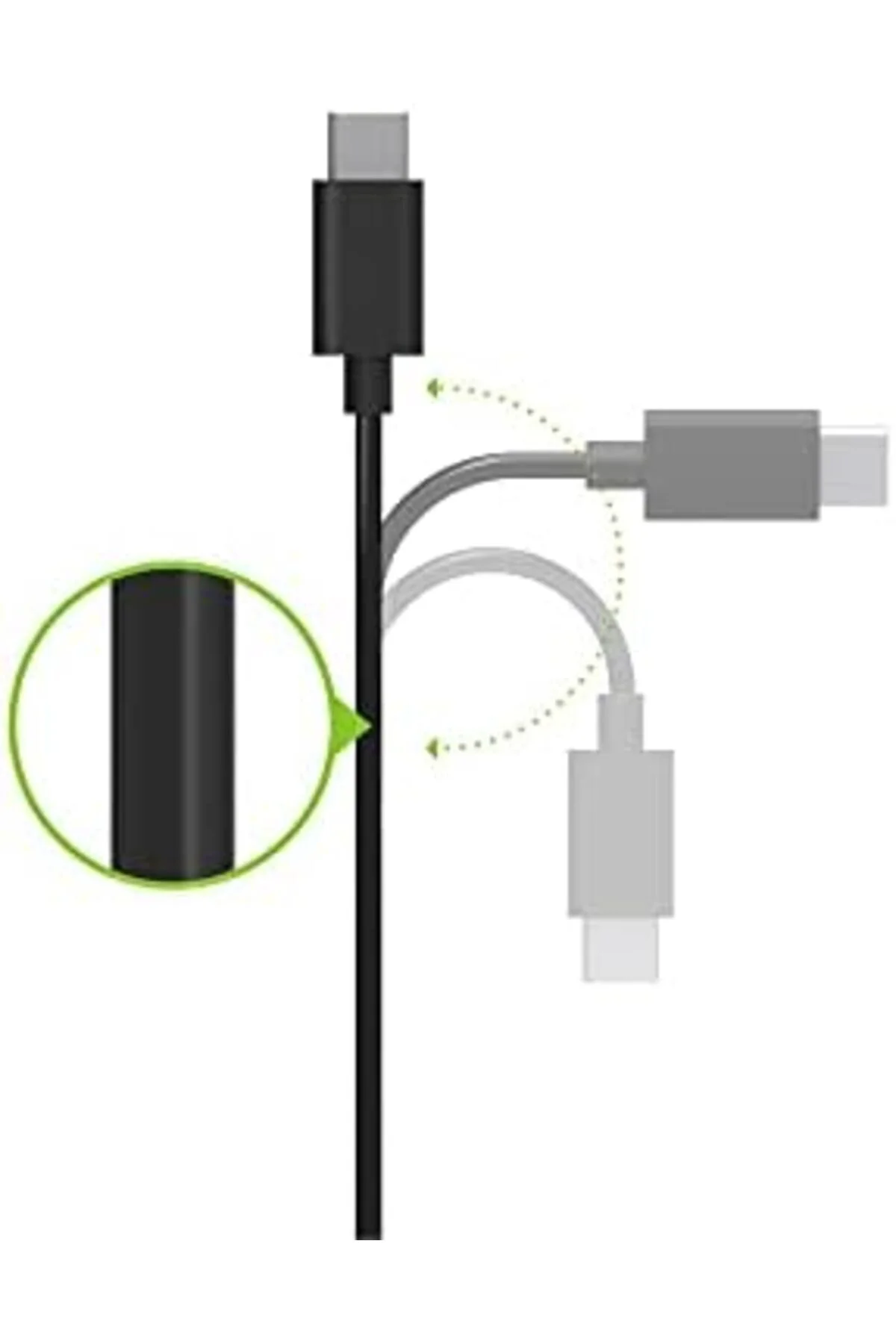 TTKTEKNOLOJİ Type-C Şarj ve Data Kablosu Siyah 90 cm TTKTEKNOLOJİ TTKTEKNOLOJİ Type-C Şarj ve Data Kablosu Siyah 90 cm TTKTEKNOLOJİ