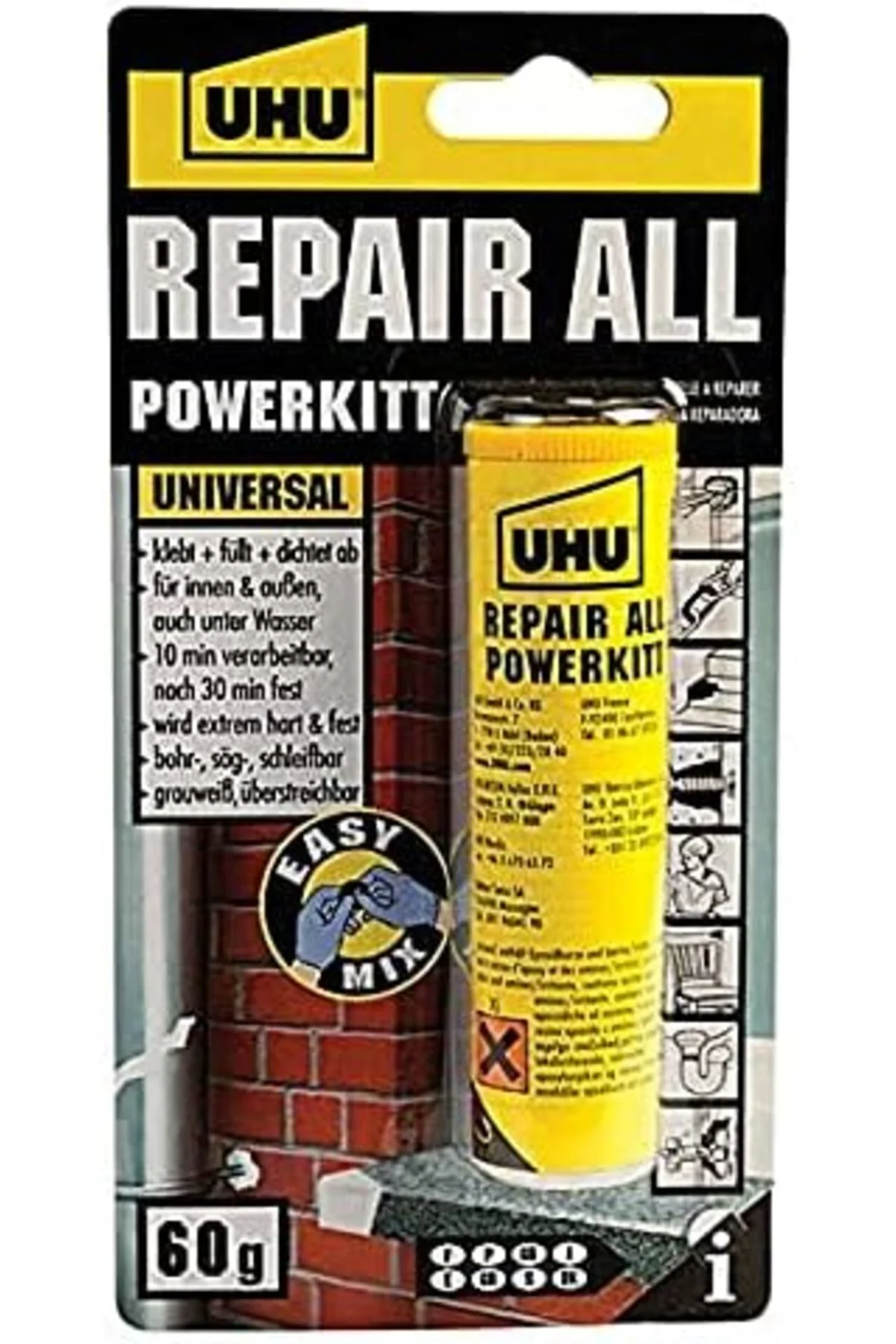 TTKTEKNOLOJİ Uhu Repair All-Tamir Ve Dolgu Hamuru KRK 395519