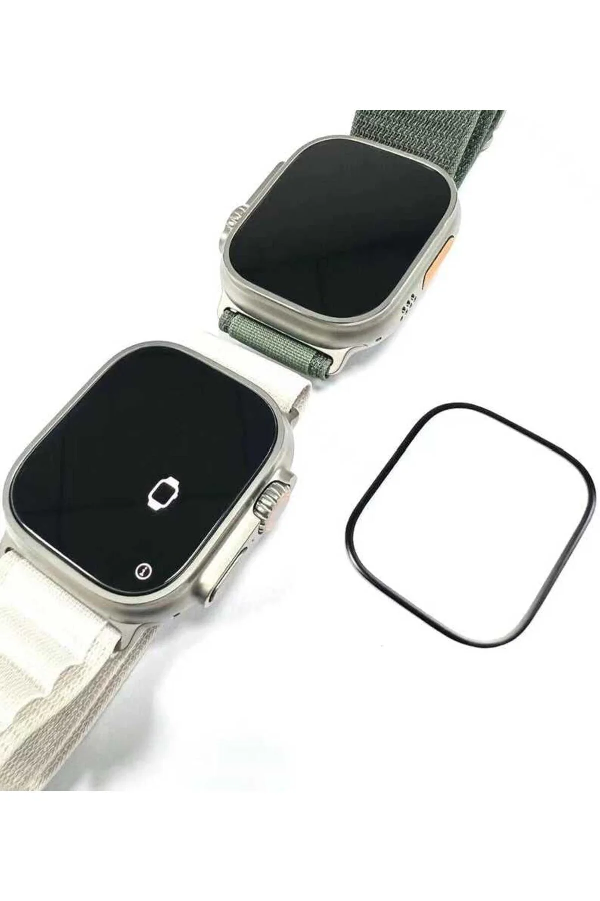 TTKTEKNOLOJİ Ultra 49mm ile uyumlu Cam Full Ekran Saat Koruyucu S