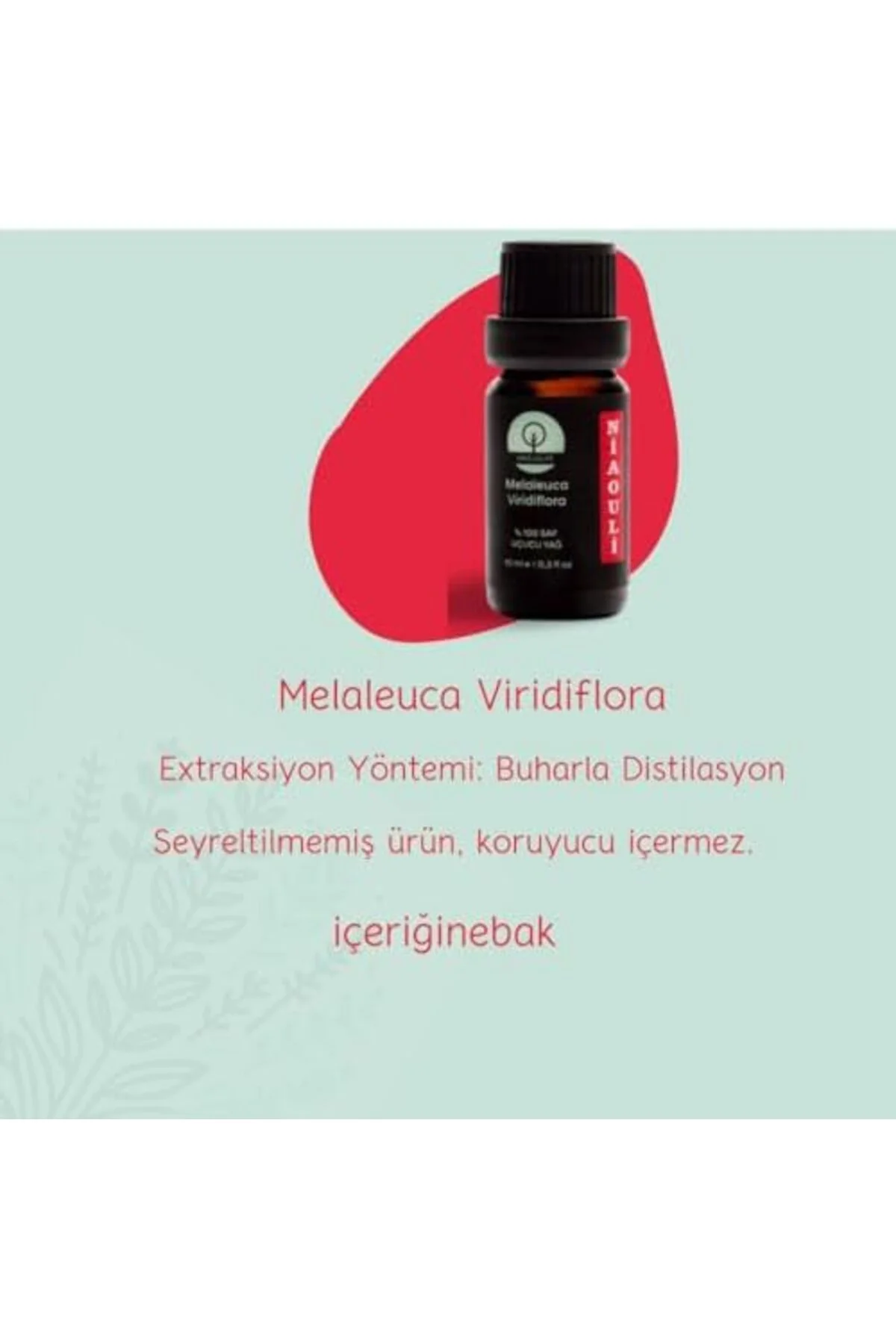 TTKTEKNOLOJİ Unicuslife% 100 Saf Doğal Niaouli Yağı (Nioli), (Sey