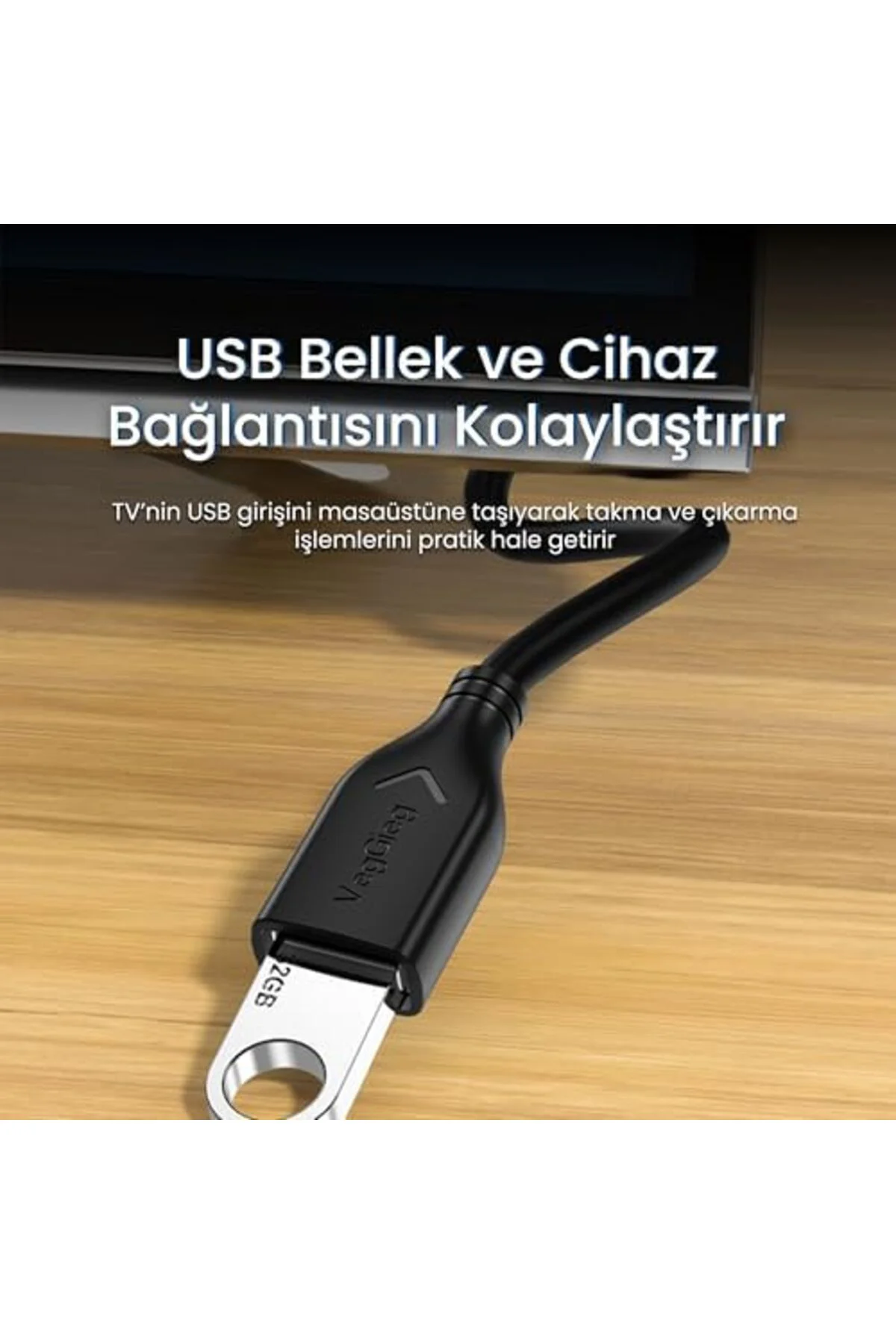 TTKTEKNOLOJİ USB 2.0 Uzatma Kablosu 5 Metre TTKTEKNOLOJİ 395519