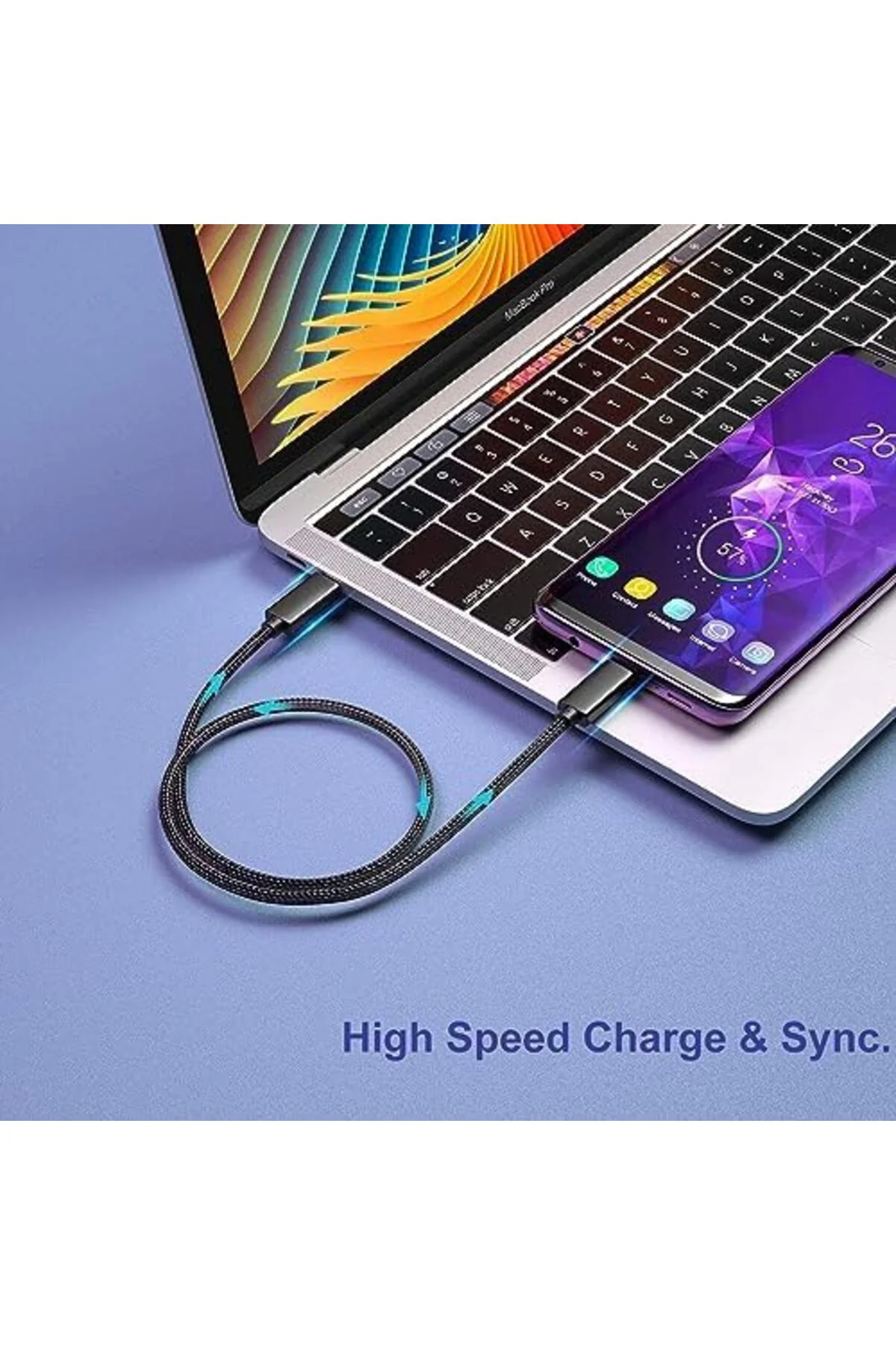 TTKTEKNOLOJİ USB 3.1 Type-C 3A Hızlı Şarj ve Data Kablosu - Dayan TTKTEKNOLOJİ USB 3.1 Type-C 3A Hızlı Şarj ve Data Kablosu - Dayan