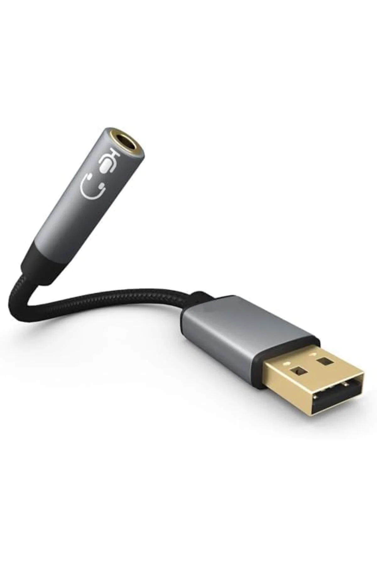 TTKTEKNOLOJİ USB 3.5mm adaptörü USB transferi ses kartı AUX HiFi 