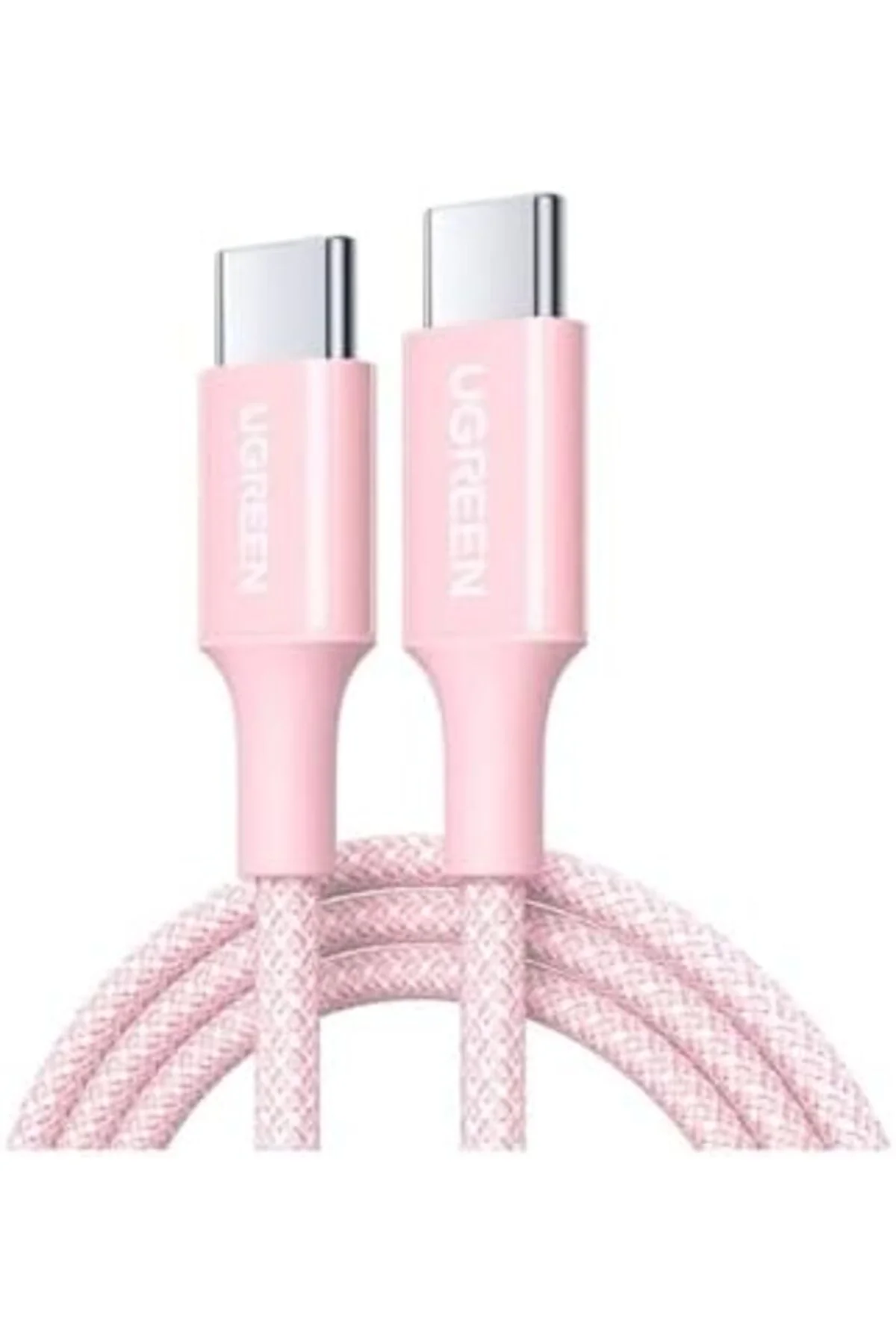 TTKTEKNOLOJİ USB-C 100W 5A QC PD Örgülü Hızlı Şarj Kablosu, 1 Met