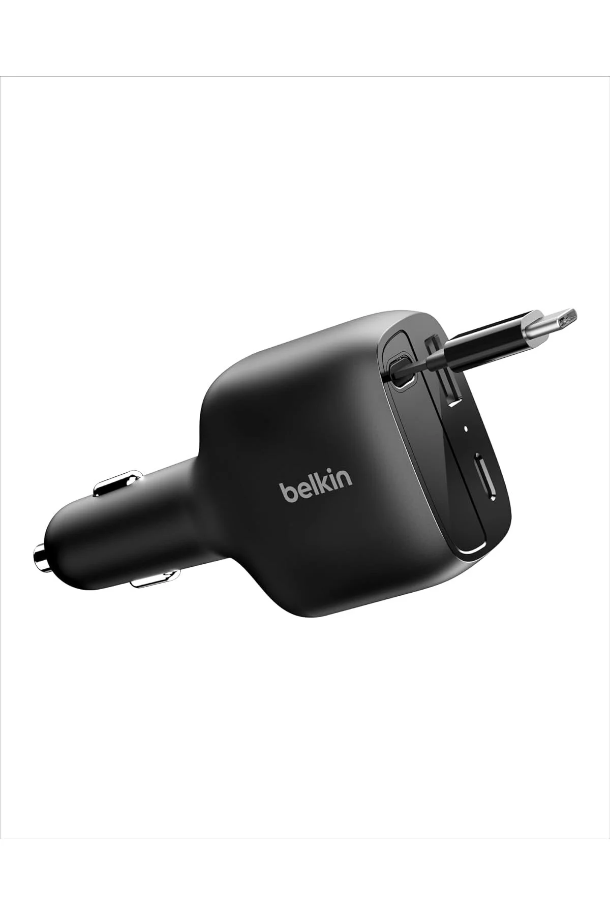 TTKTEKNOLOJİ USB-C Araç Şarj Cihazı, 75 W, 75 cm Geri Çekilebilir