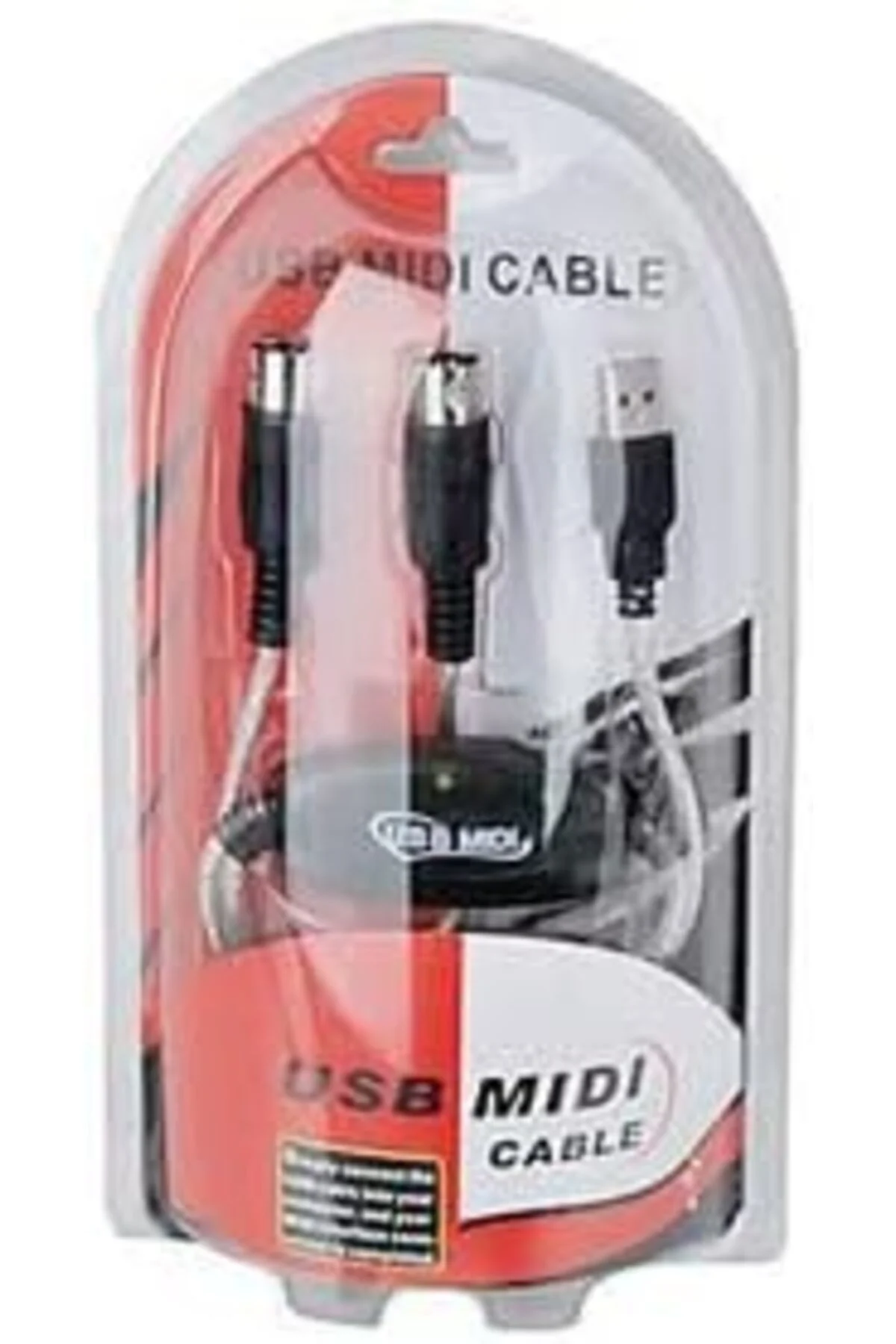 TTKTEKNOLOJİ Usb midi kablo usb 2 x 5 pin midi kablo 5 pin midi k
