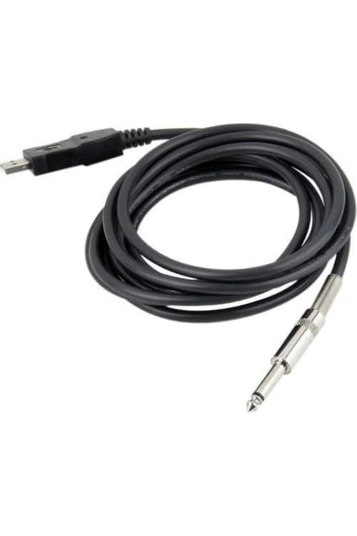 TTKTEKNOLOJİ USB to 6.3 mm Çivi Gitar Saz Bağlantı Kablosu usb am