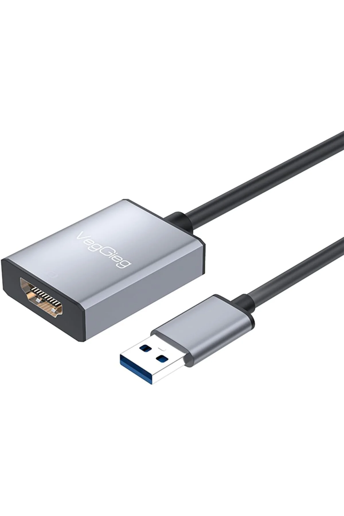 TTKTEKNOLOJİ Veggieg USB-A to HDMI Çevirici Dönüştürücü Adaptör T