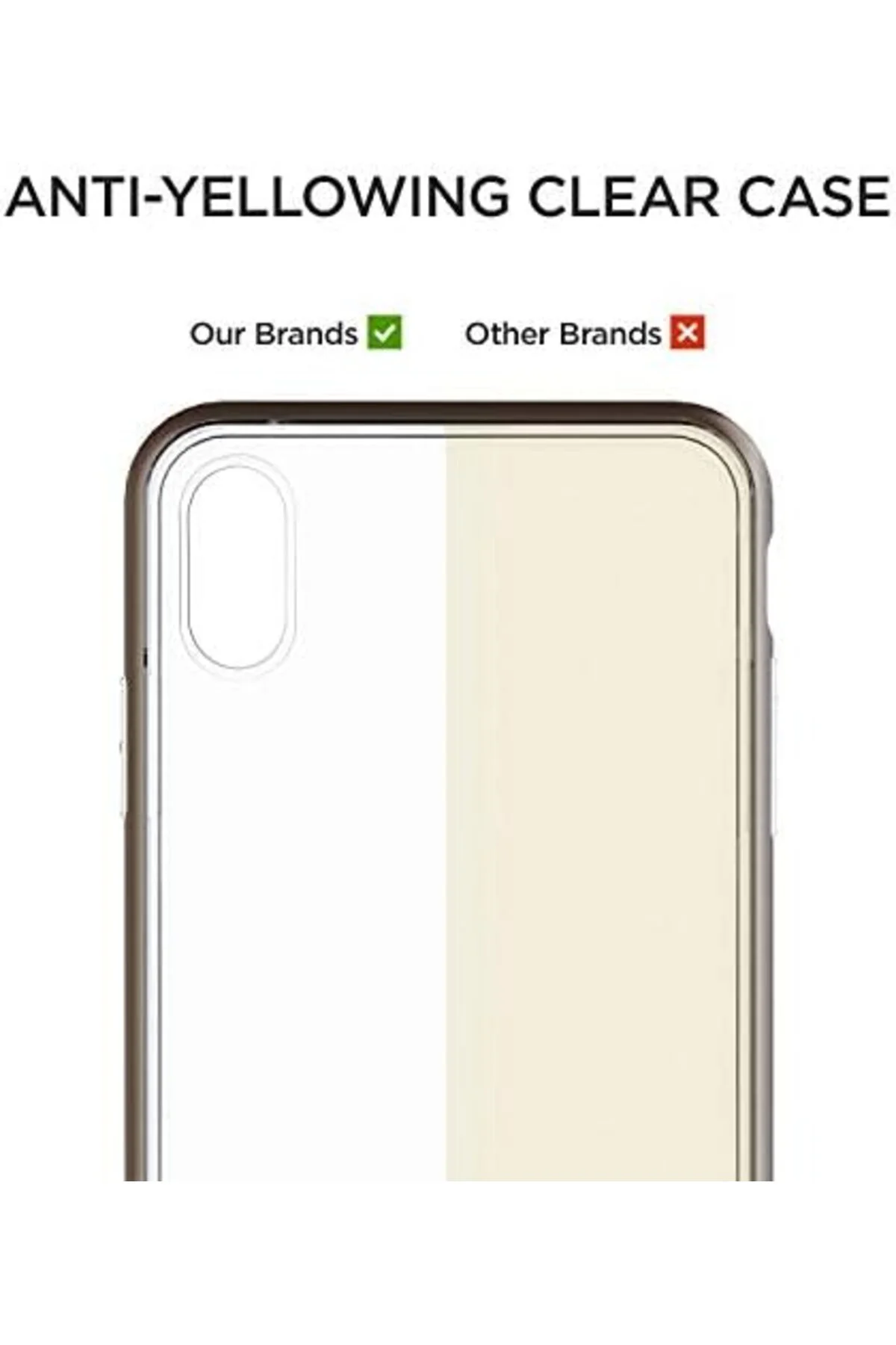 TTKTEKNOLOJİ Vrs VRS94130 Xs Max Crystal Bumper Kılıf, Metal TTKT