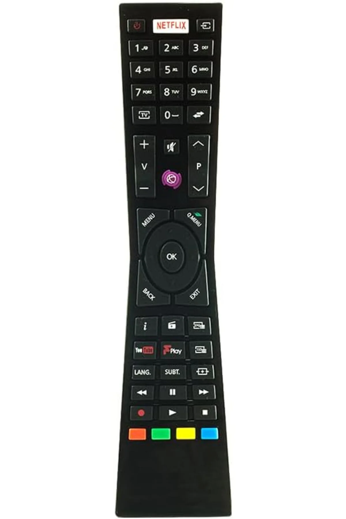 TTKTEKNOLOJİ Weko RC0319 JVC RM-C3231 RM-C3184 Uyumlu Netflix You