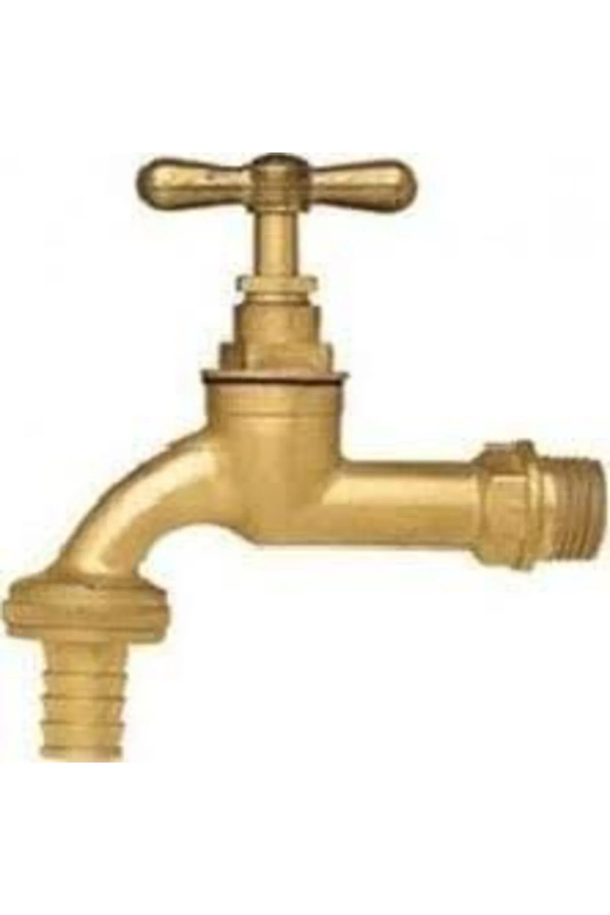 TTKTEKNOLOJİ YAPI 1/2 Sarı Rekorlu Musluk (Bahçe Lavabo Musluğu) 