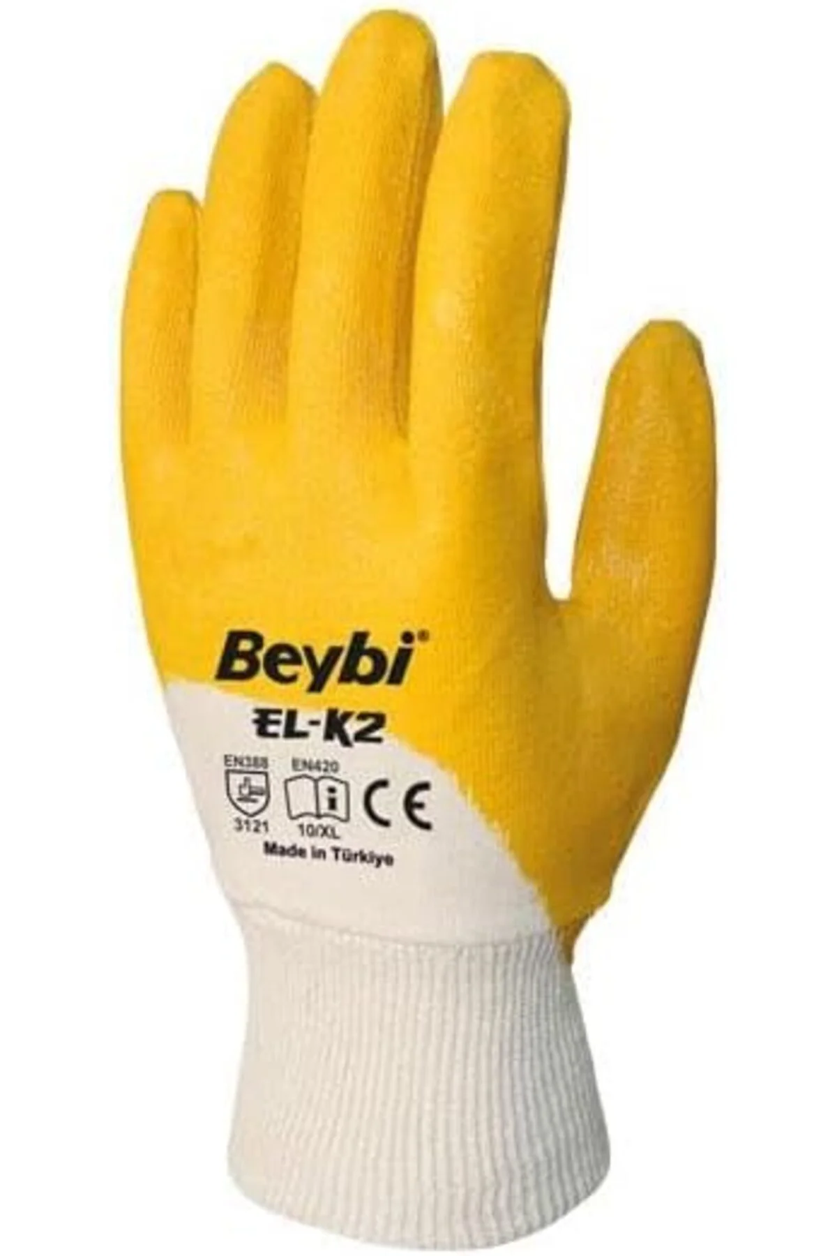 TTKTEKNOLOJİ YAPI Beybi KN2 Pamuk Nitril Eldiven (10 beden) 12 Çİ