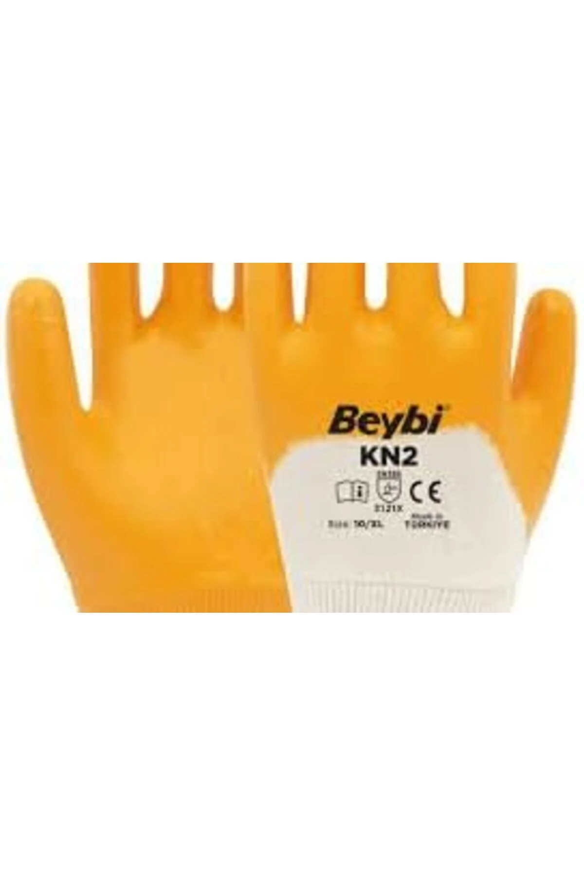 TTKTEKNOLOJİ YAPI Beybi KN2 Pamuk Nitril Eldiven (10 beden) 12 Çİ