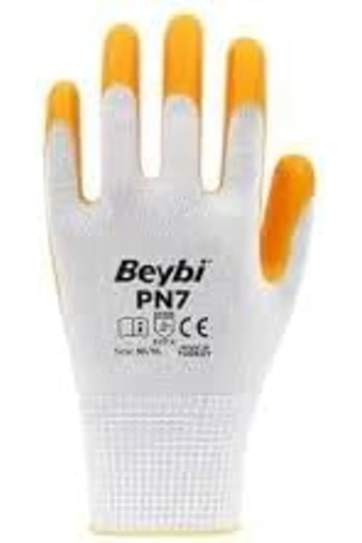 TTKTEKNOLOJİ YAPI Beybi PN7 Polyester Örme Nitril Eldiven 10 BEDE