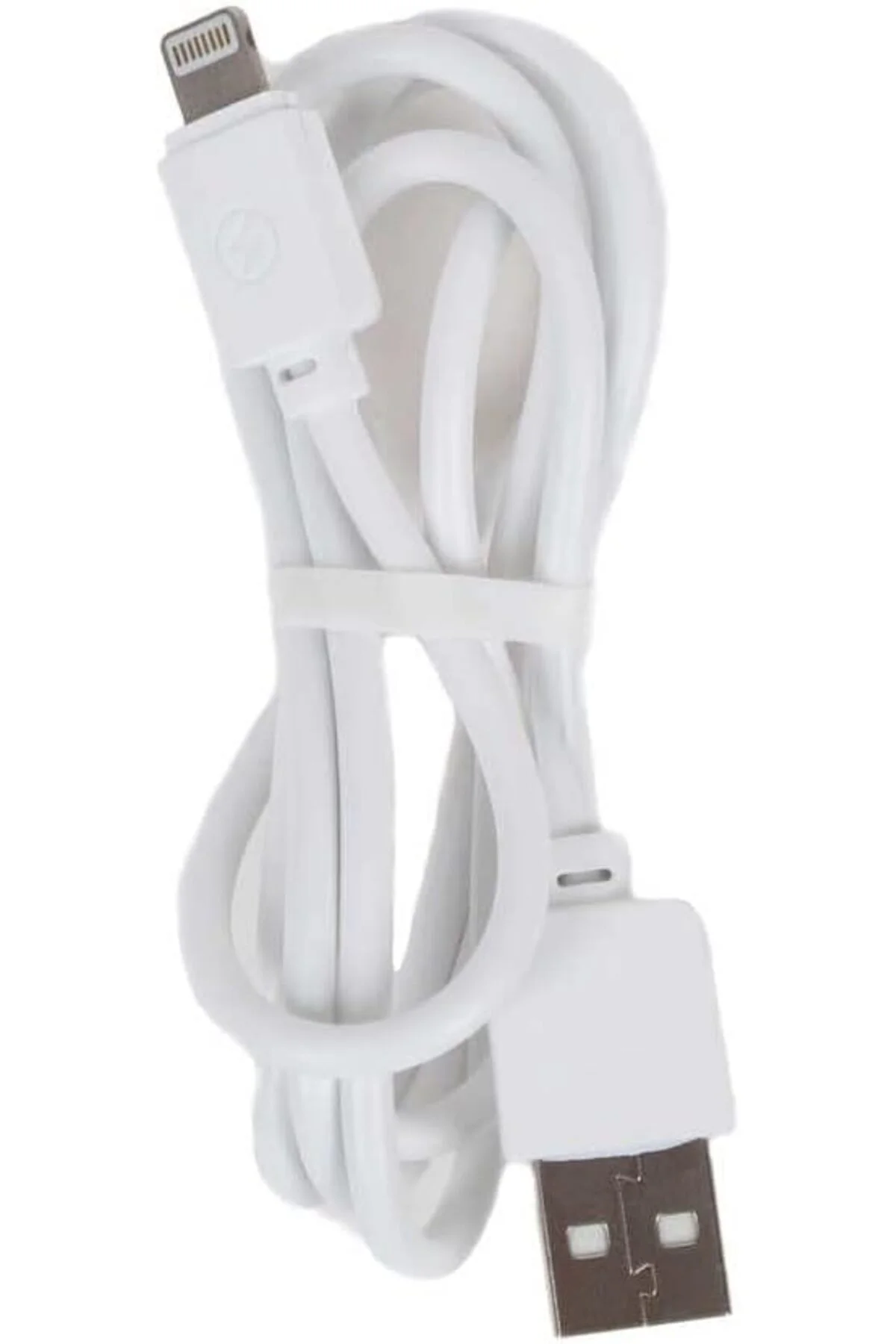 TTKTEKNOLOJİ Z-38 USB Şarj Kablosu ile Uyumlu Beyaz Silikon 1 Met