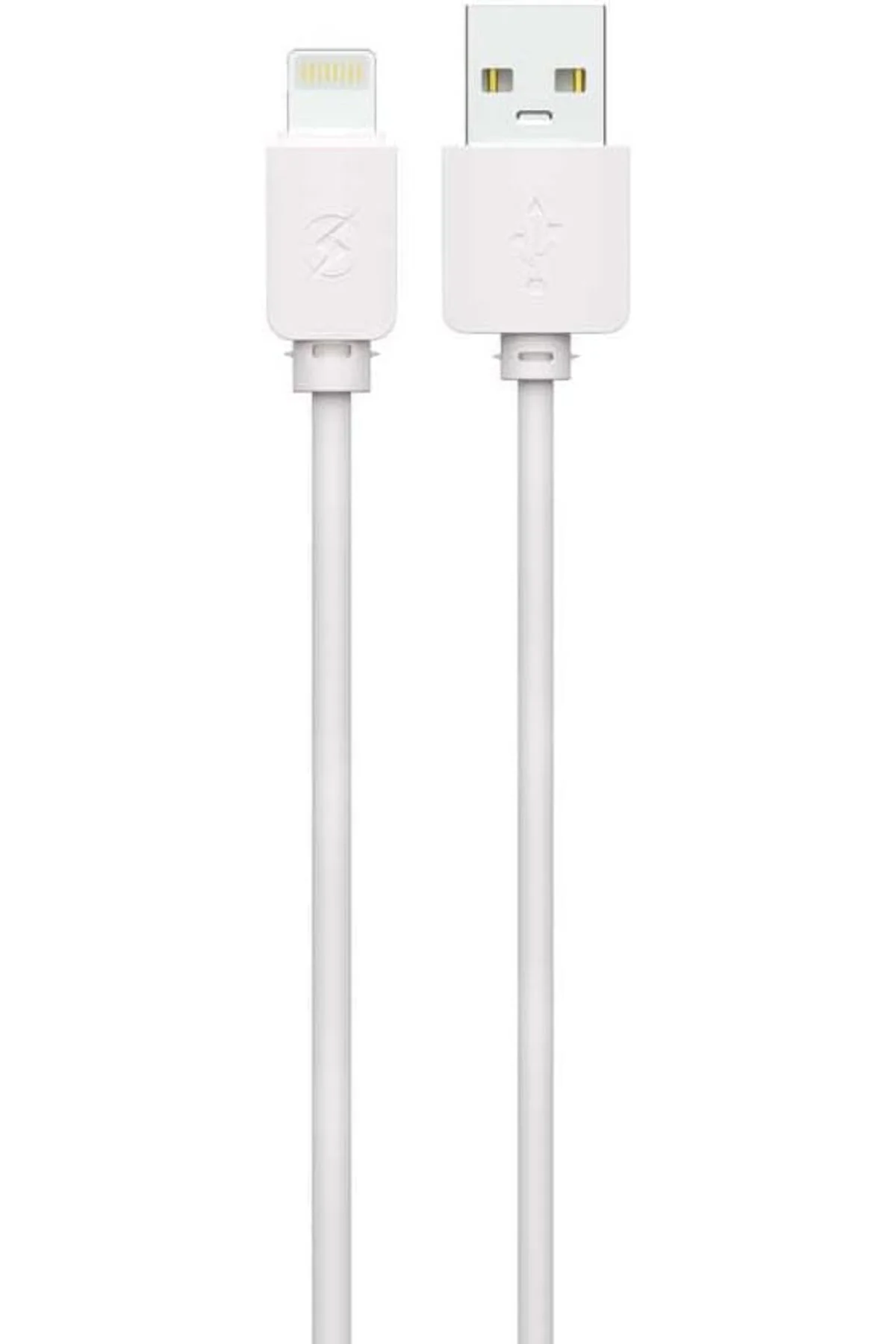 TTKTEKNOLOJİ Z-38 USB Şarj Kablosu ile Uyumlu Beyaz Silikon 1 Met