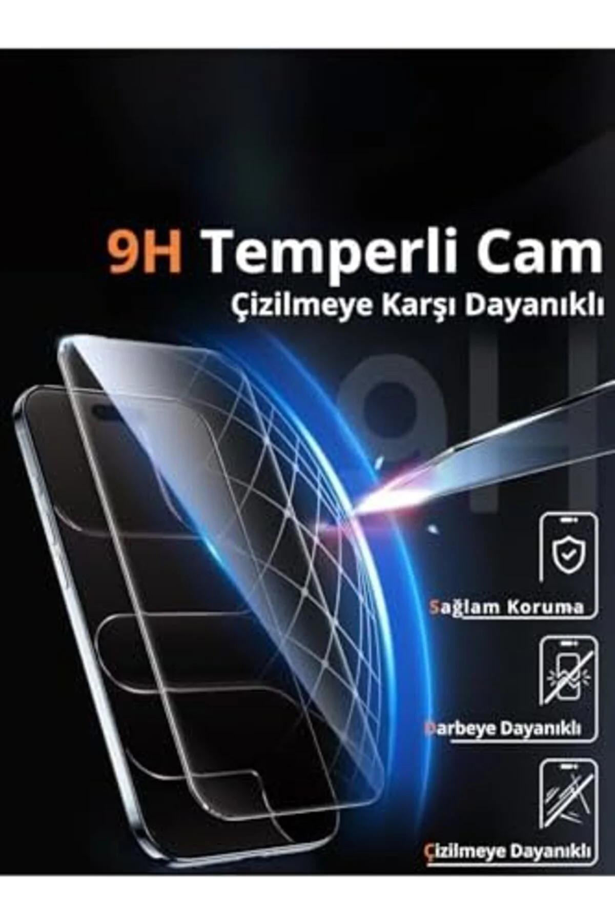 TTKTEKNOLOJİ - (ZERO TAM) 17 Air ile Uyumlu SİYAH ÇERÇEVESİZ Tam 