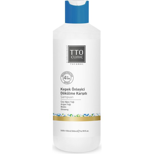Tto Clinic Kepek Önleyici Dökülme Karşıtı Şampuan 500ml
