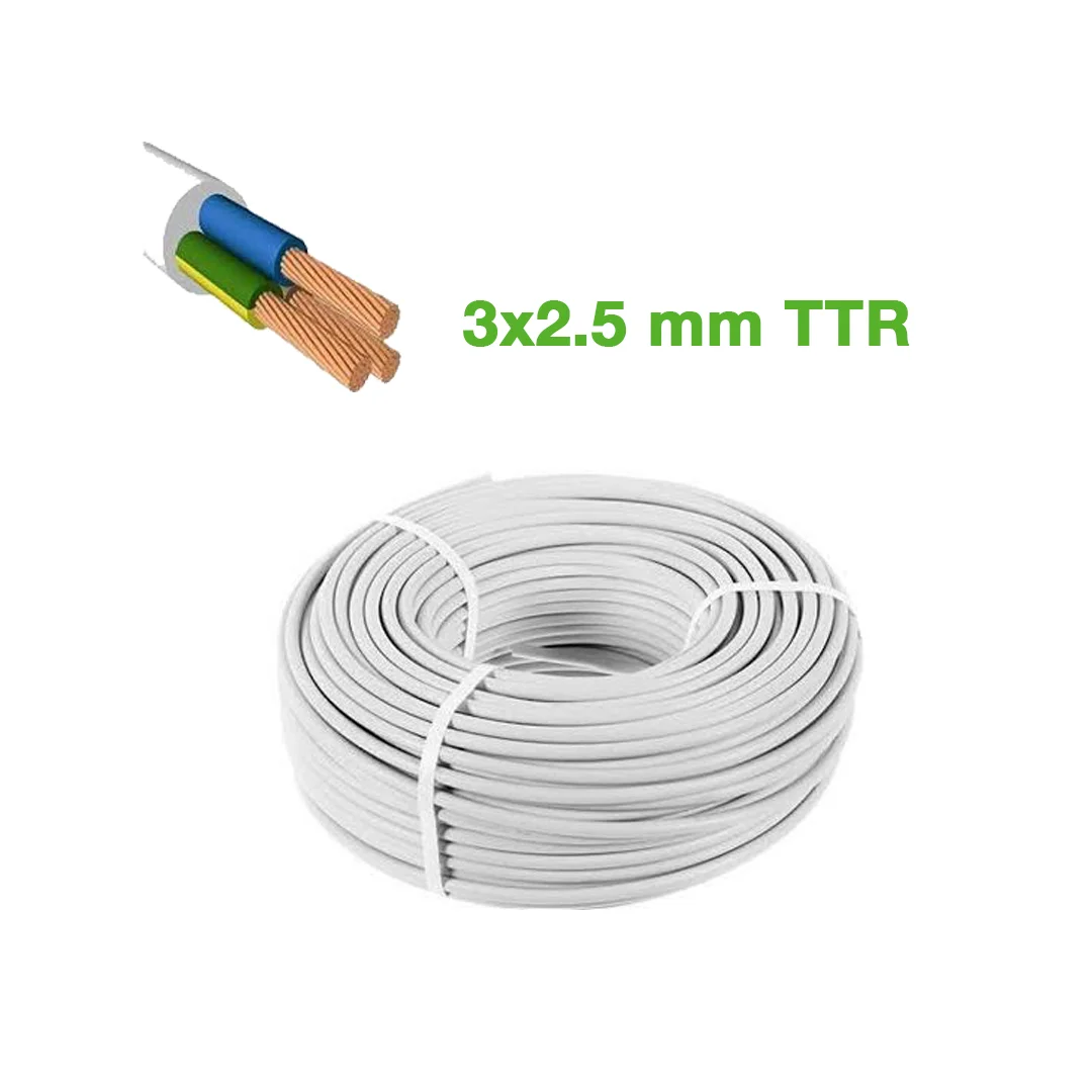 TTR 3x2.5mm KABLO 100MT CCA KABLO TTR 3x2.5mm KABLO 100MT CCA KABLO