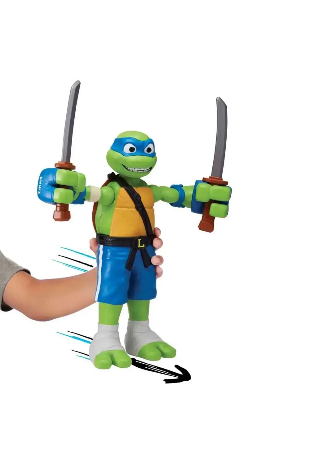 TU843000 TMNT Roll N Punch Leonardo 30 cm Figür - 83418 TU843000 TMNT Roll N Punch Leonardo 30 cm Figür - 83418