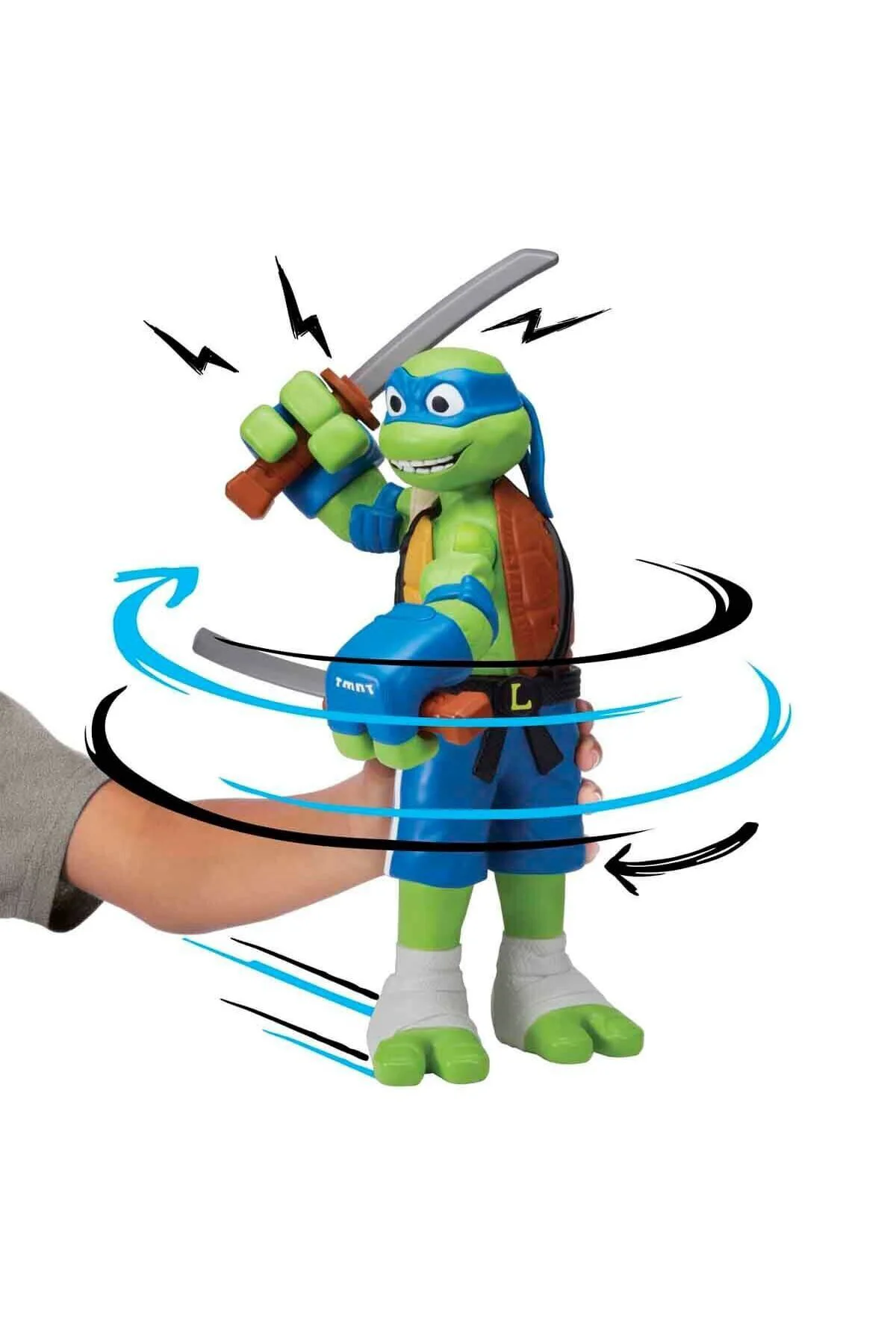 TU843000 TMNT Roll N Punch Leonardo 30 cm Figür - 83418