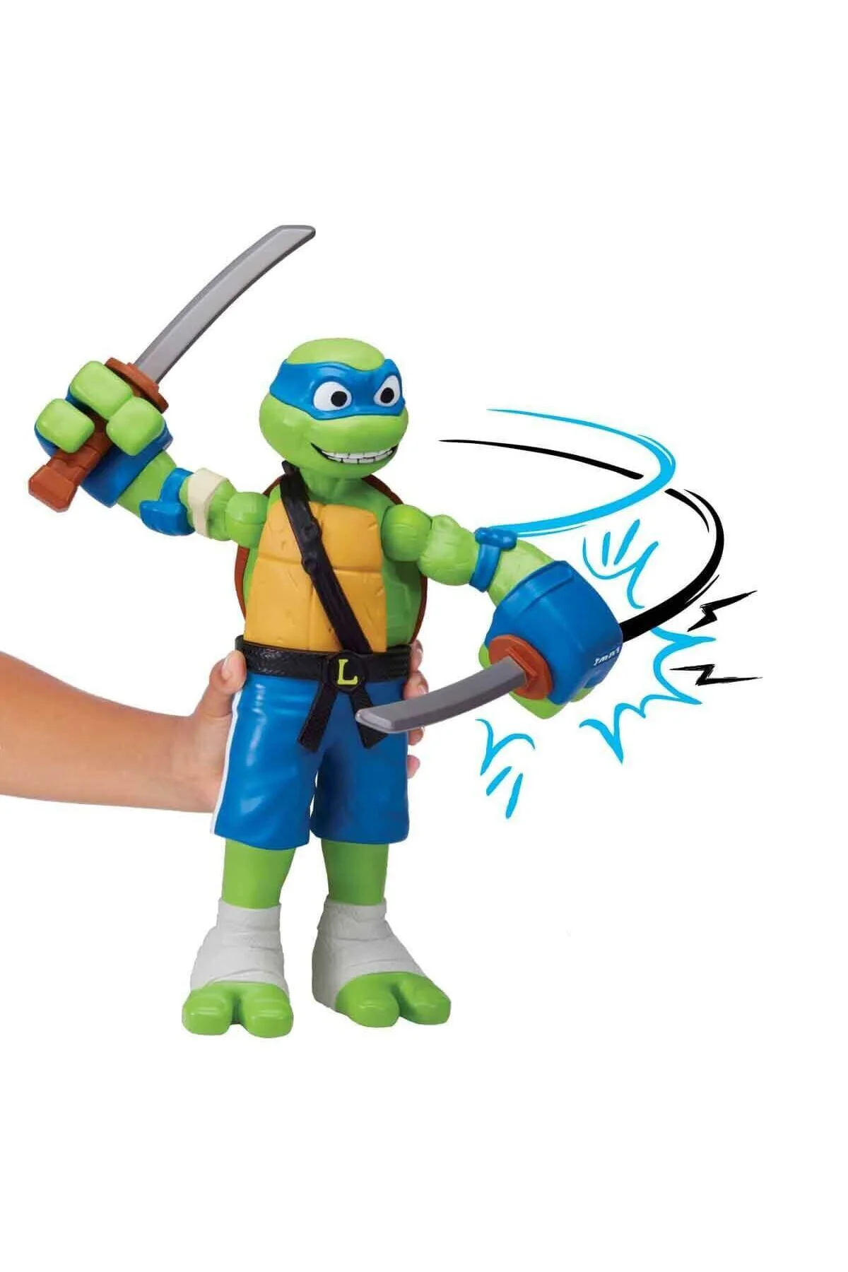 TU843000 TMNT Roll N Punch Leonardo 30 cm Figür - 83418