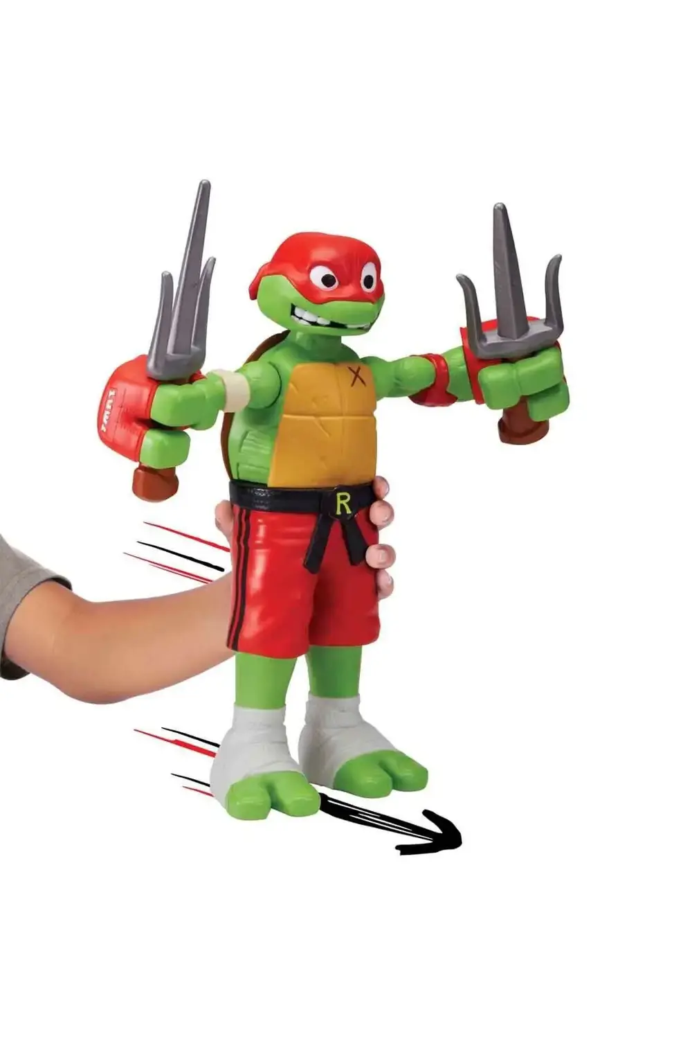 TU844000 TMNT Roll N Punch Raphael 30 cm Figür - 83418 TU844000 TMNT Roll N Punch Raphael 30 cm Figür - 83418