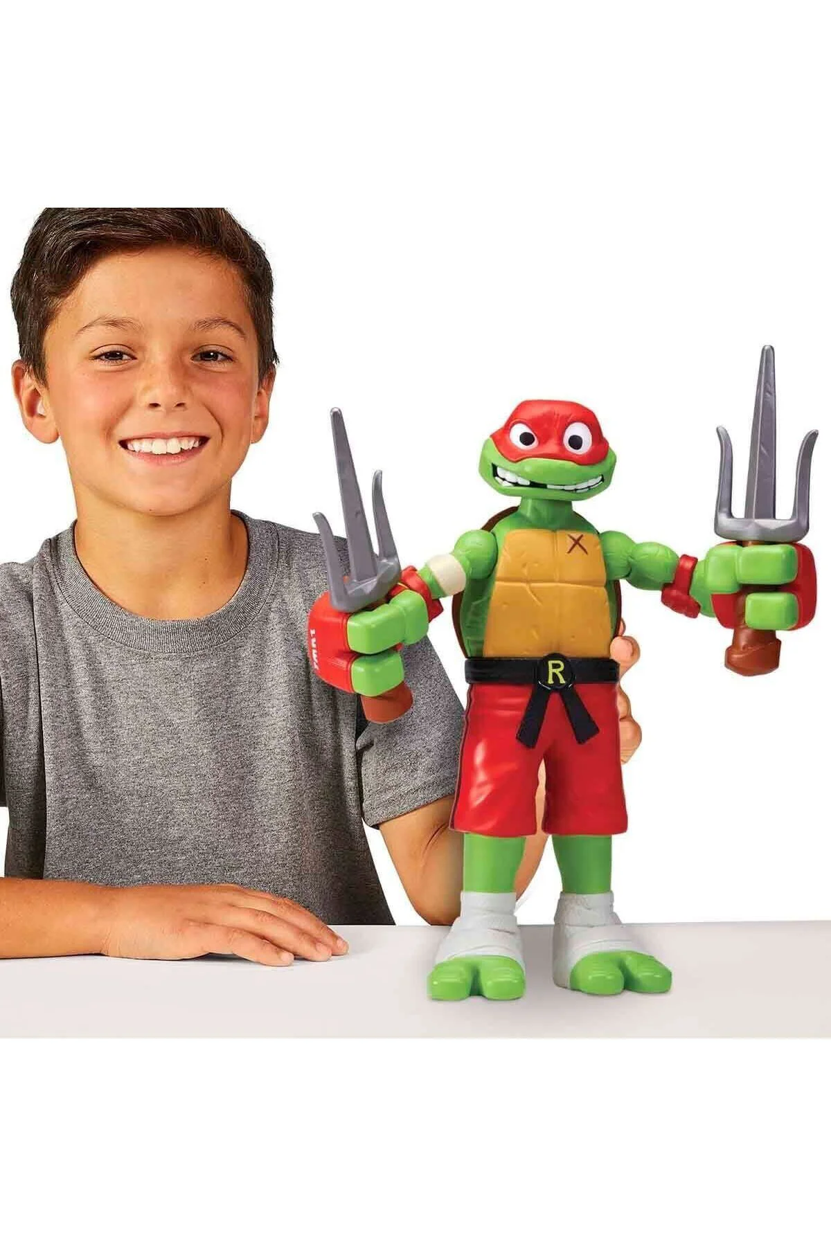 TU844000 TMNT Roll N Punch Raphael 30 cm Figür - 83418