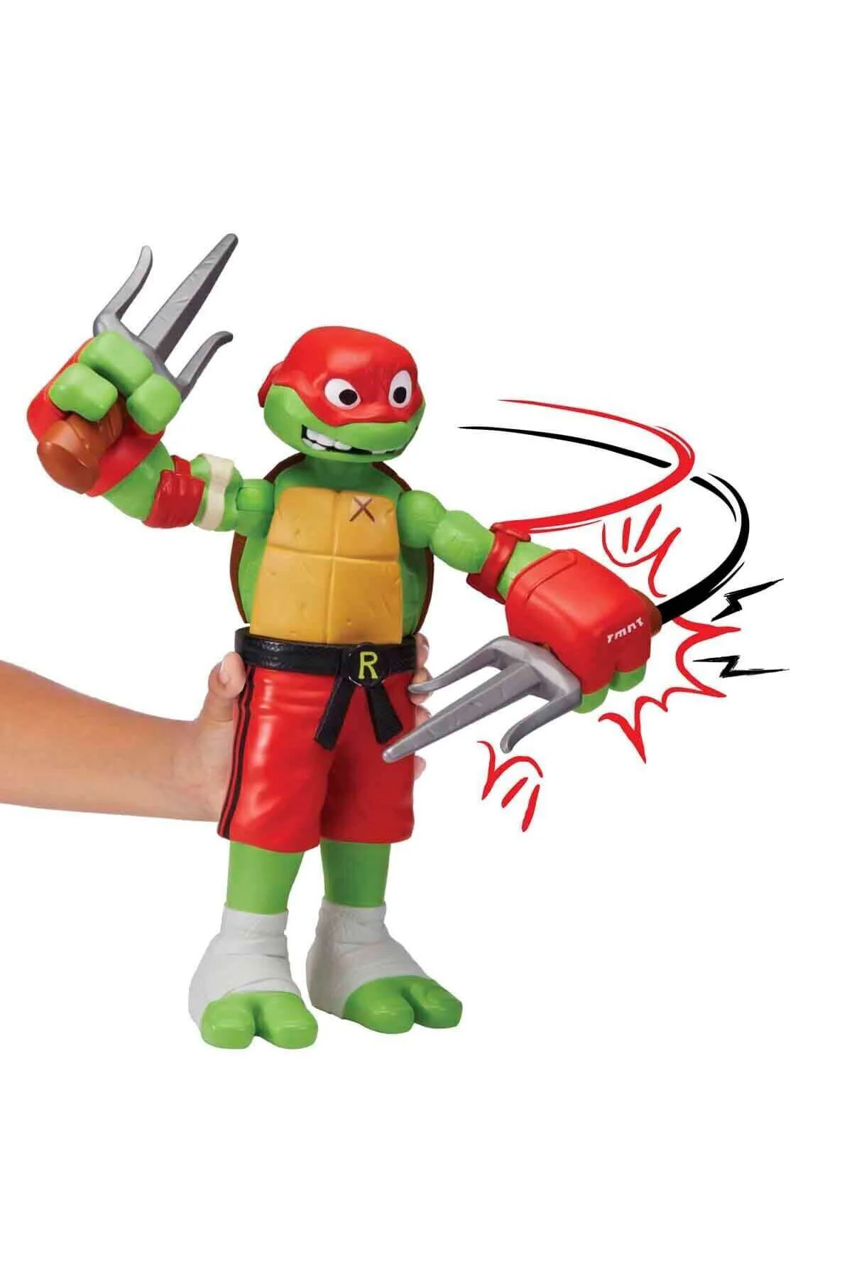 TU844000 TMNT Roll N Punch Raphael 30 cm Figür - 83418