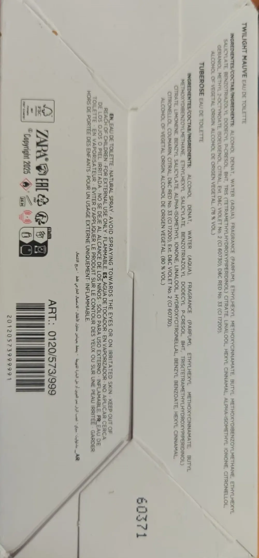 TUBEROSE + TWILIGHT MAUVE EDT 2X90 ML İNS20120573999991TT