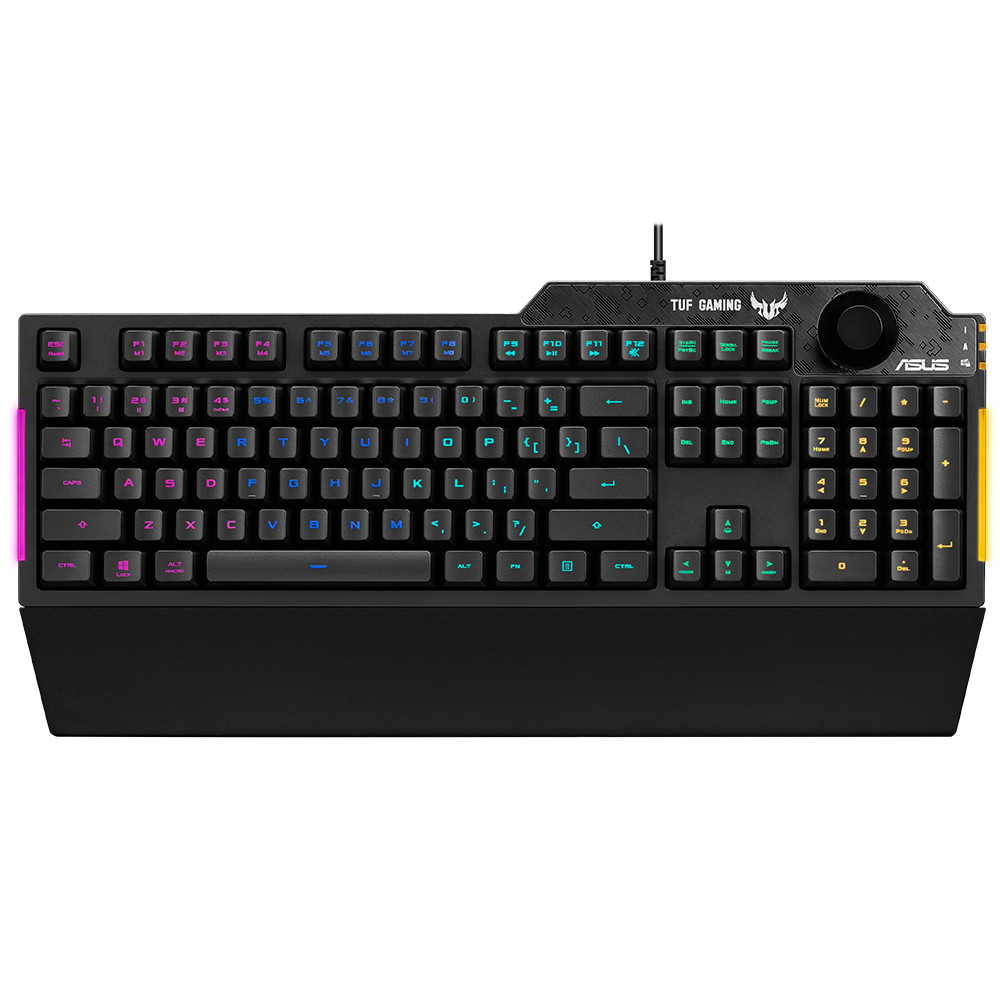 Asus Tuf Gaming K1 Rgb Mech Brane Turkce Oyuncu Klavyesi Ozel Ses Dugm
