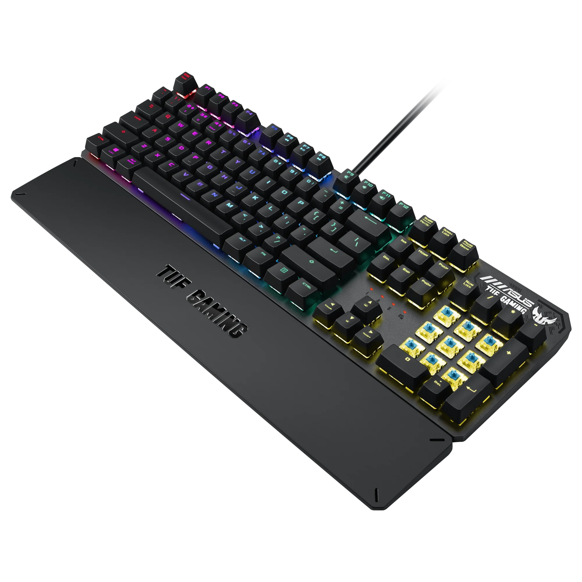 TUF GAMING K3 AURA SYNC RGB OPTIK MEKANIK TURKCE OYUNCU KLAVYESI BILEK DESTEGI SUYA VE TOZA DAYANIKLI RED SWITCH Fiyatı, Yorumları ve Özellikleri