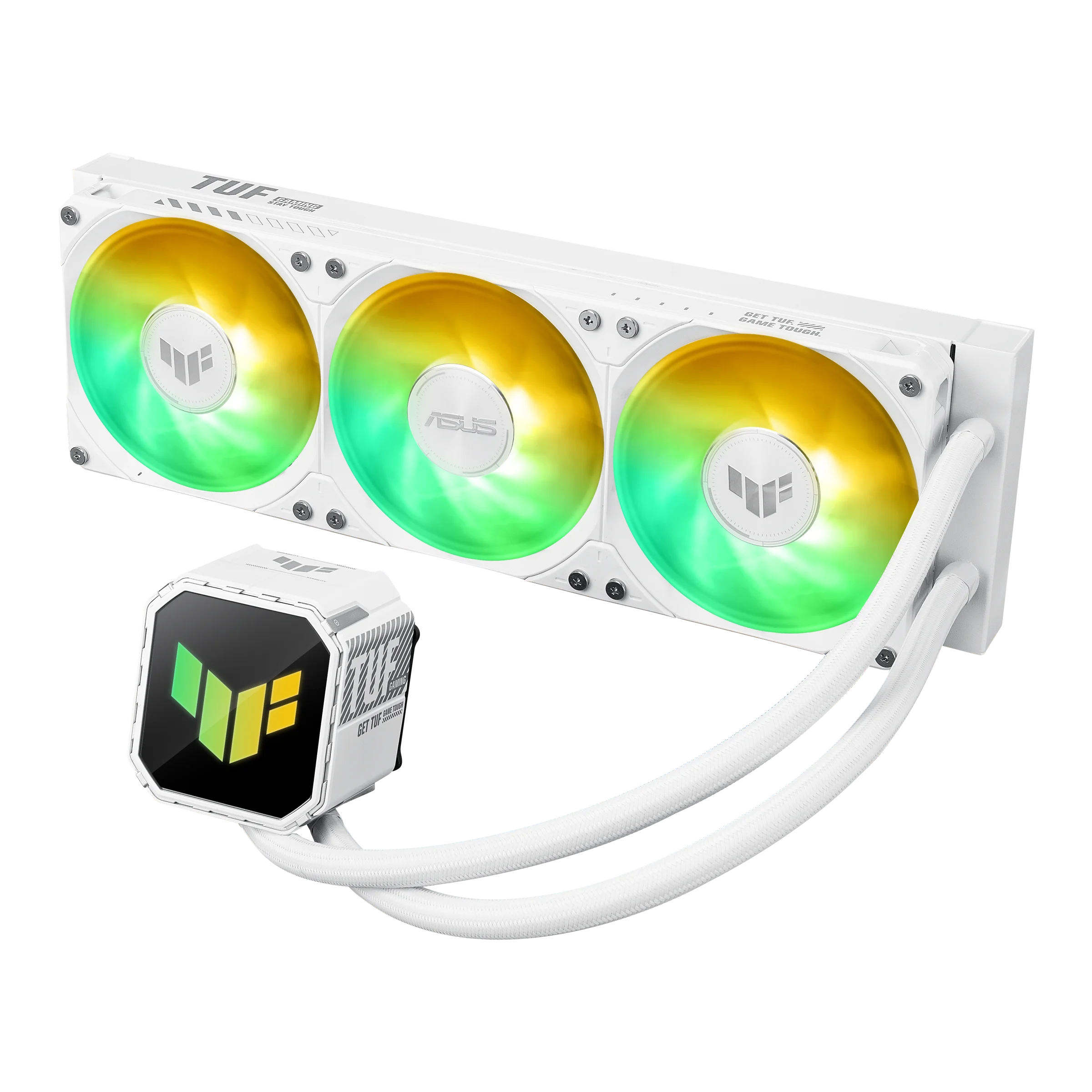 TUF GAMING LC III 360 ARGB AURA SYNC RGB 120MM*2 ADRESLENEBİLİR RGB FAN CPU SIVI SOĞUTUCUSU 6 YIL GARANTİ BEYAZ Fiyatı, Yorumları ve Özellikleri