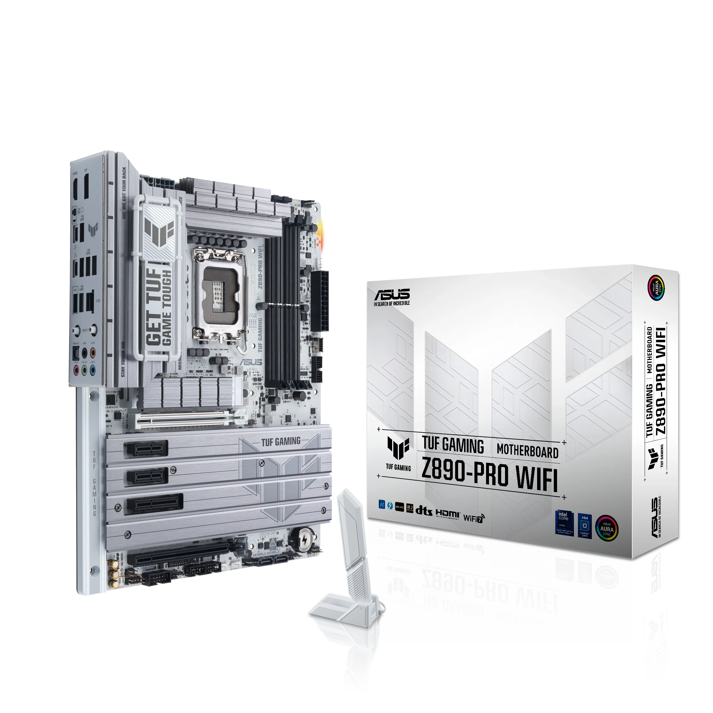 TUF GAMING Z890-PRO WIFI, 9066MHz OC, 4xDDR5, 4x M.2, HDMI, DP, 2xThunderbolt, 2xType-C, Wi-Fi 7, Bluetooth 5.4, Intel Core Ultra CPU(Seri 2), LGA1851 Fiyatı, Yorumları ve Özellikleri