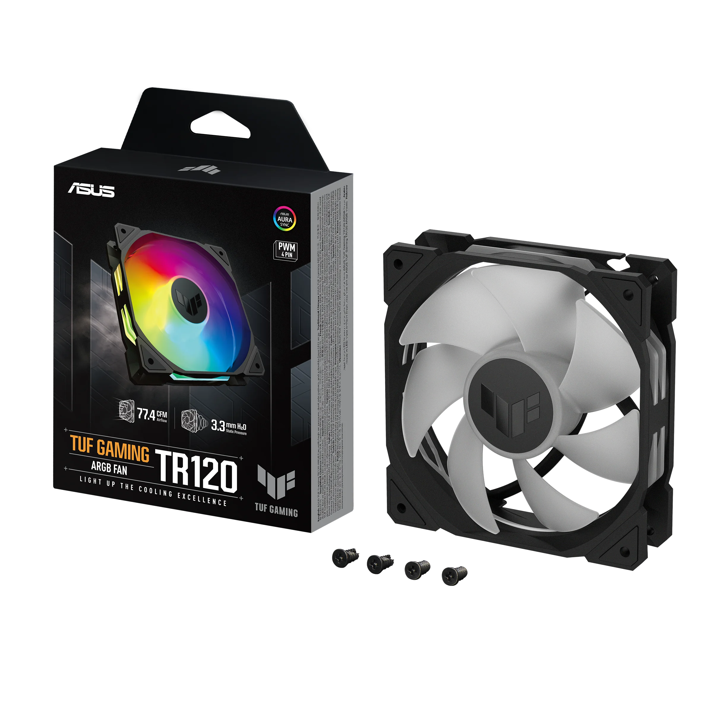 TUF TR120 SOĞUTUCU KASA RADYATÖR FANI ADRESLENEBİLİR ARGB 120MM